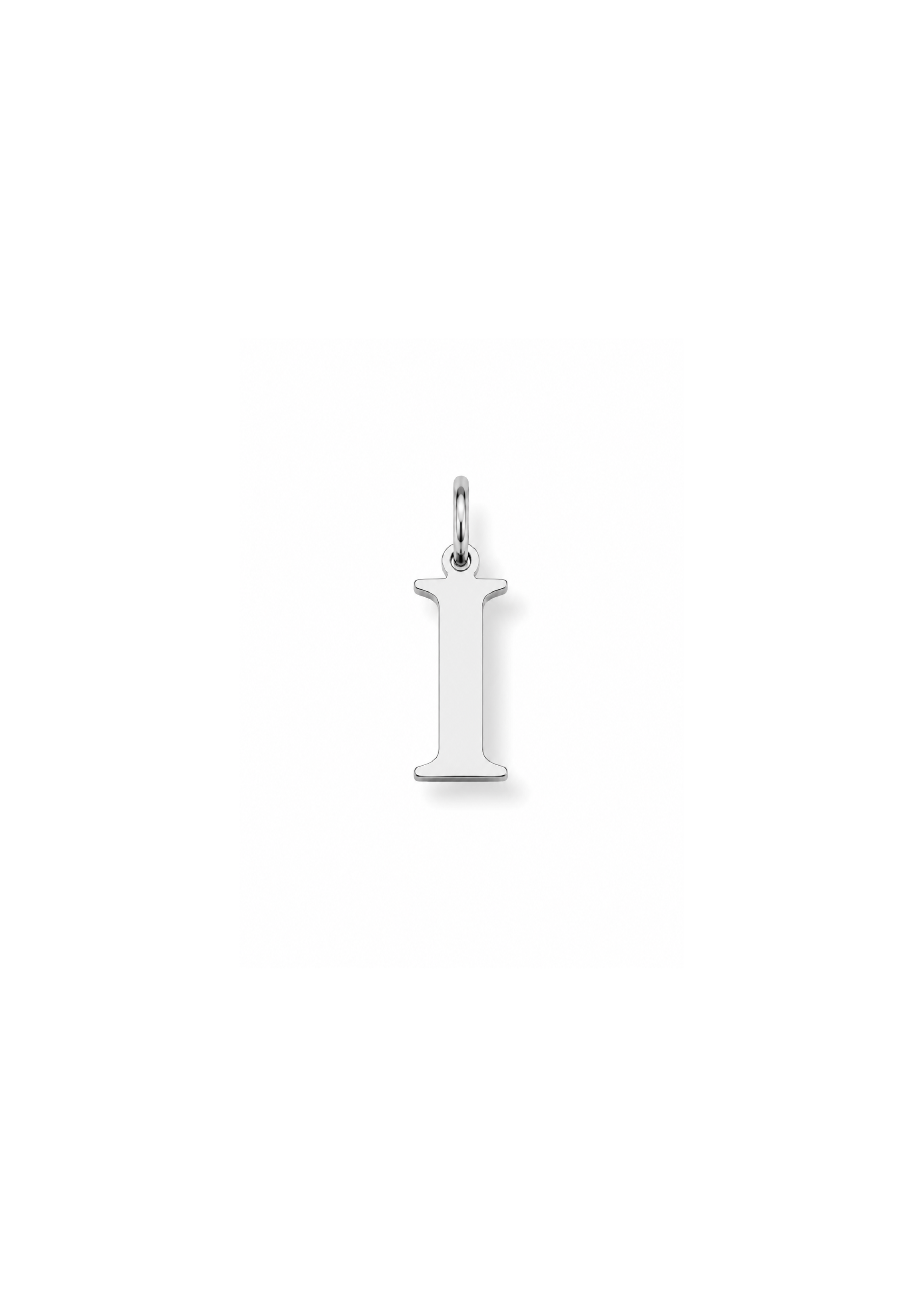 Essential Letter Charm I Silber