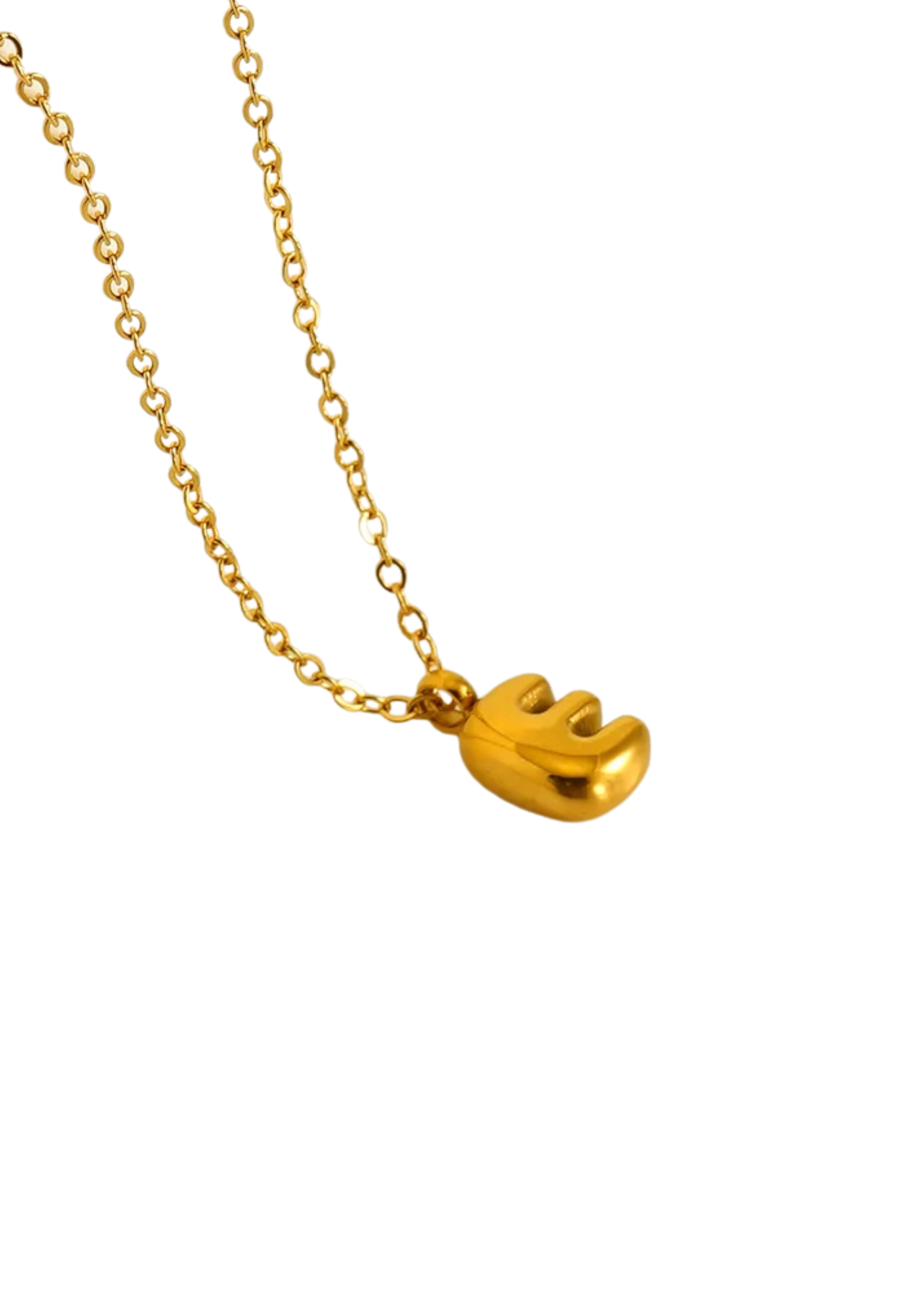 Letter Halskette I Gold