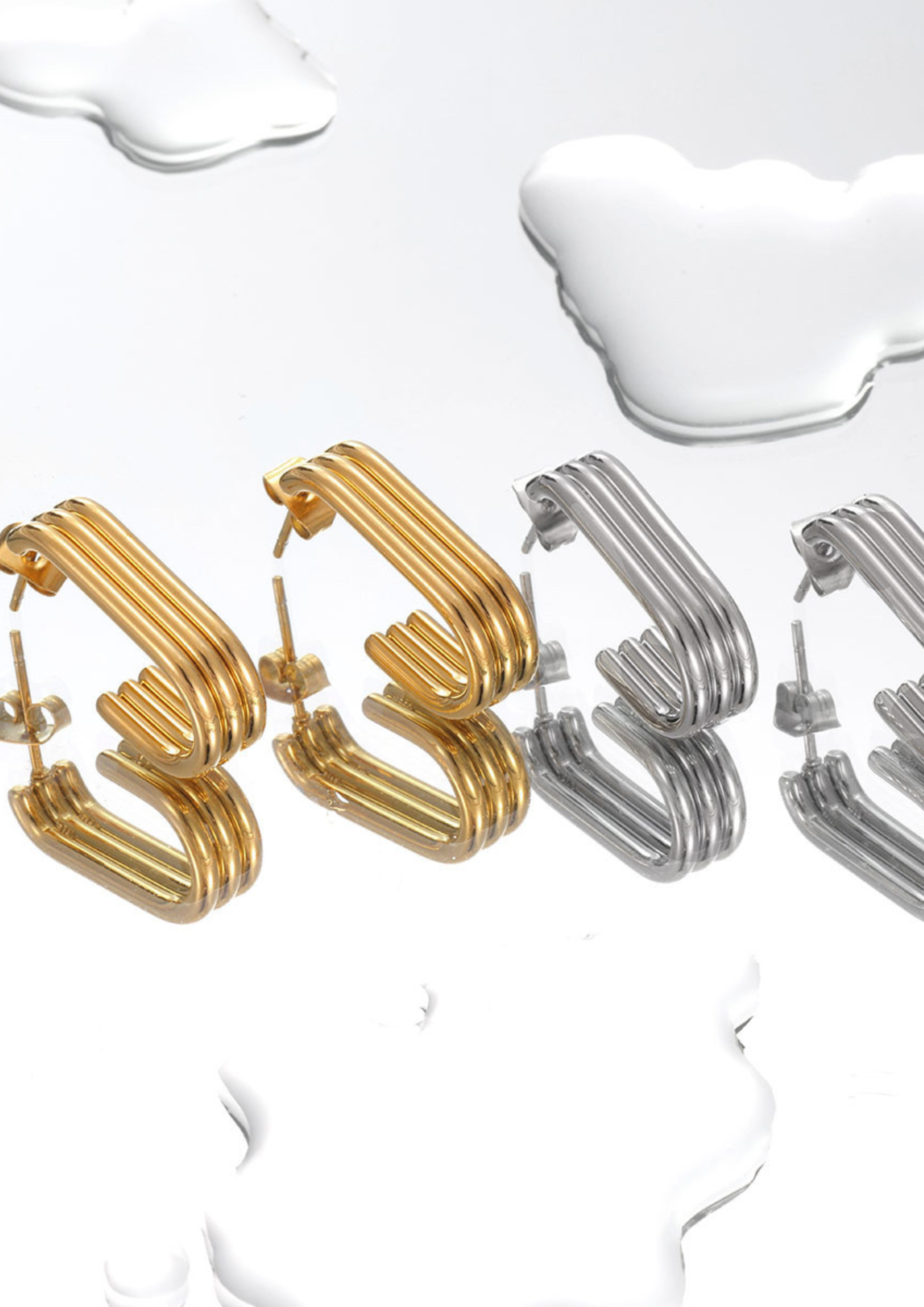 Trivelle Ohrstecker I Silber