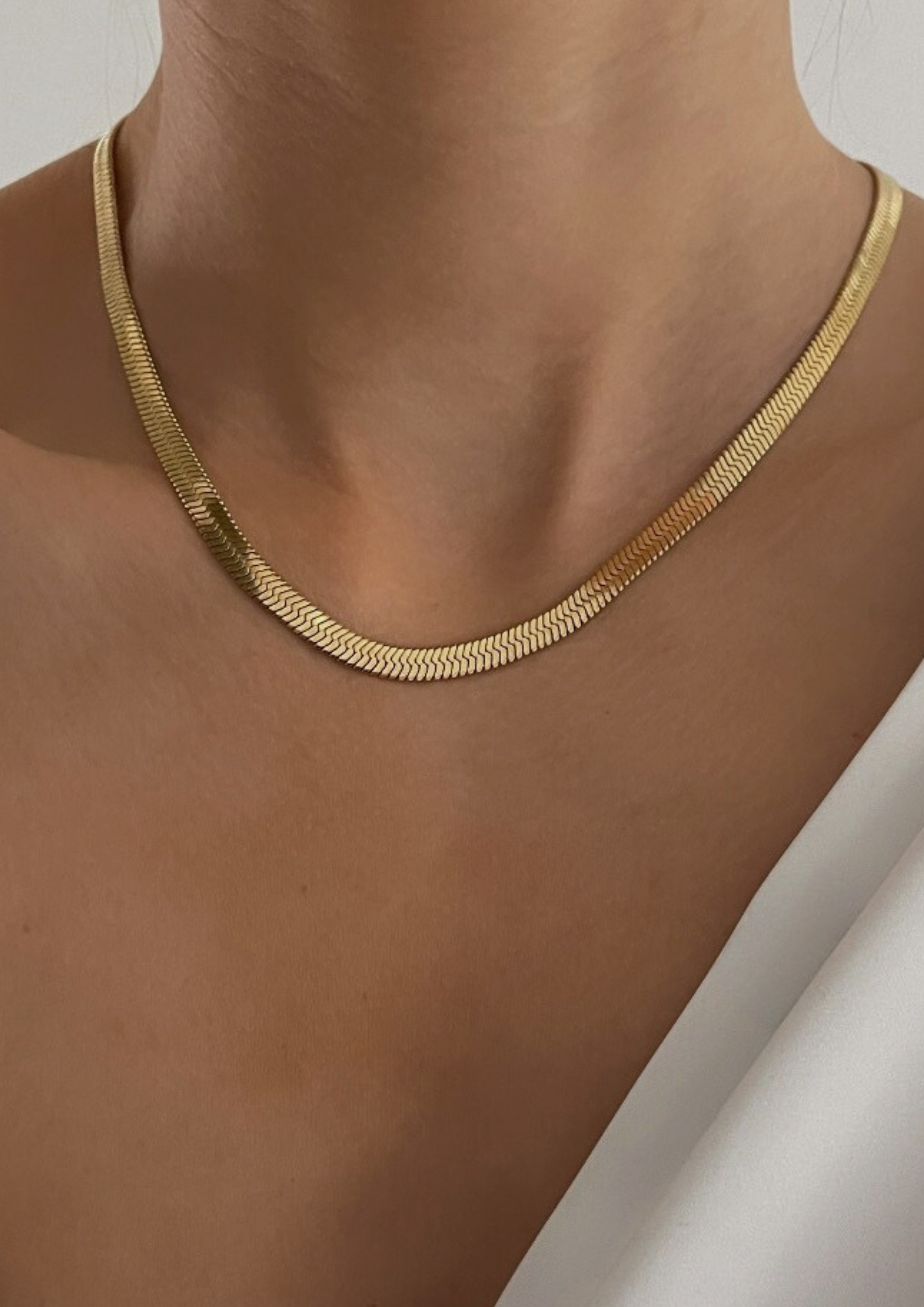 Luna Halskette 5mm I Gold
