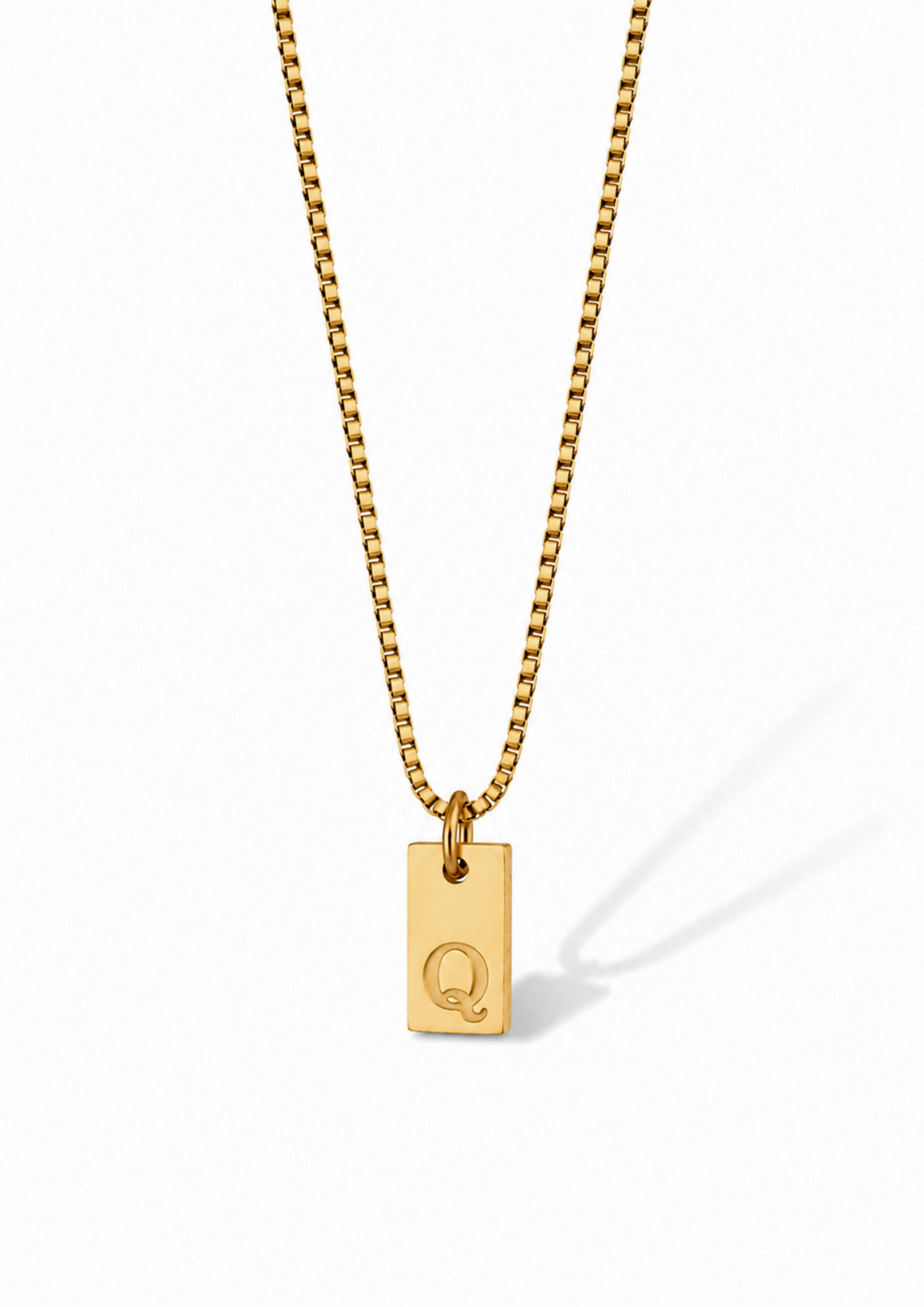 Alpha Halskette I Gold