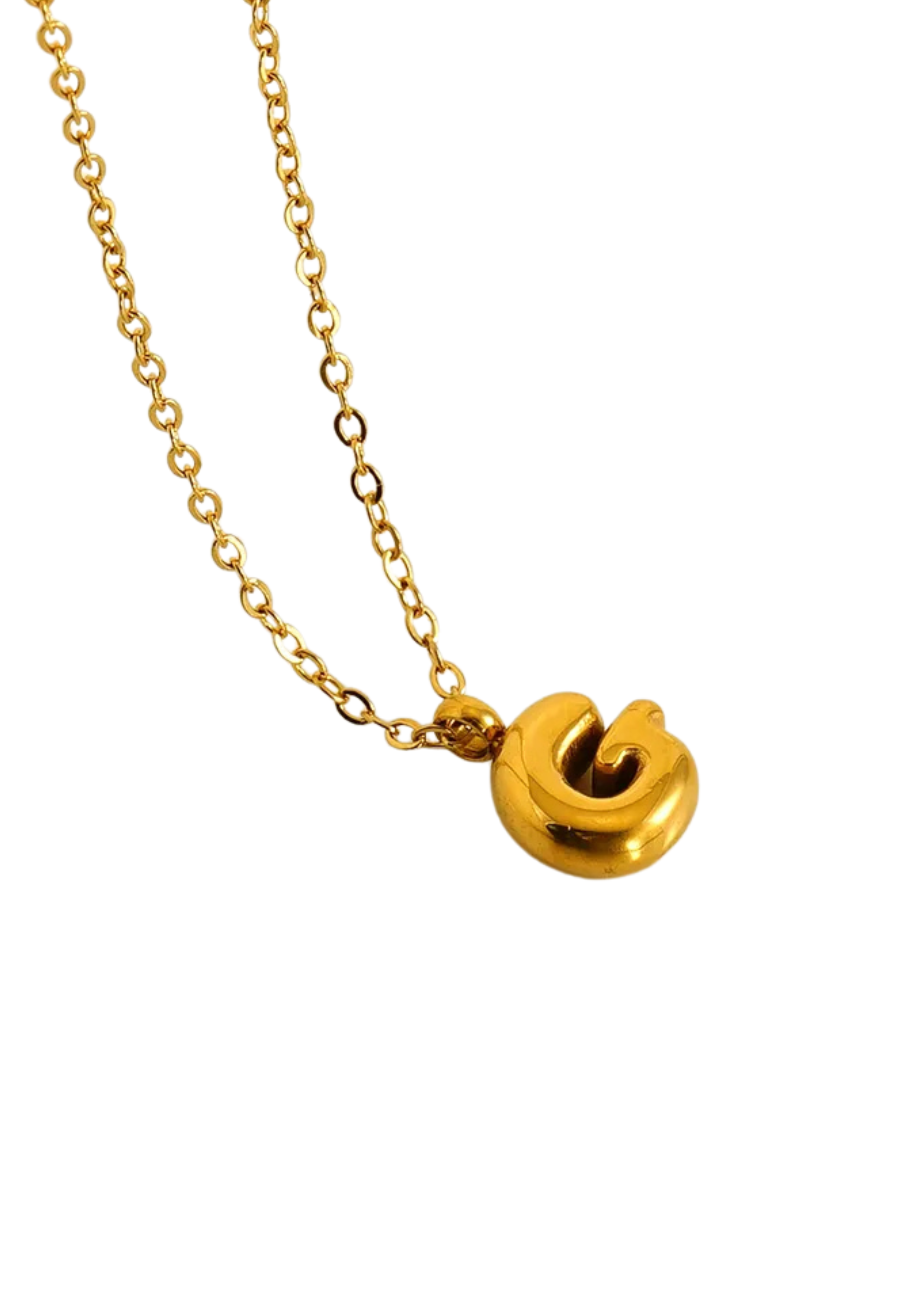 Letter Halskette I Gold