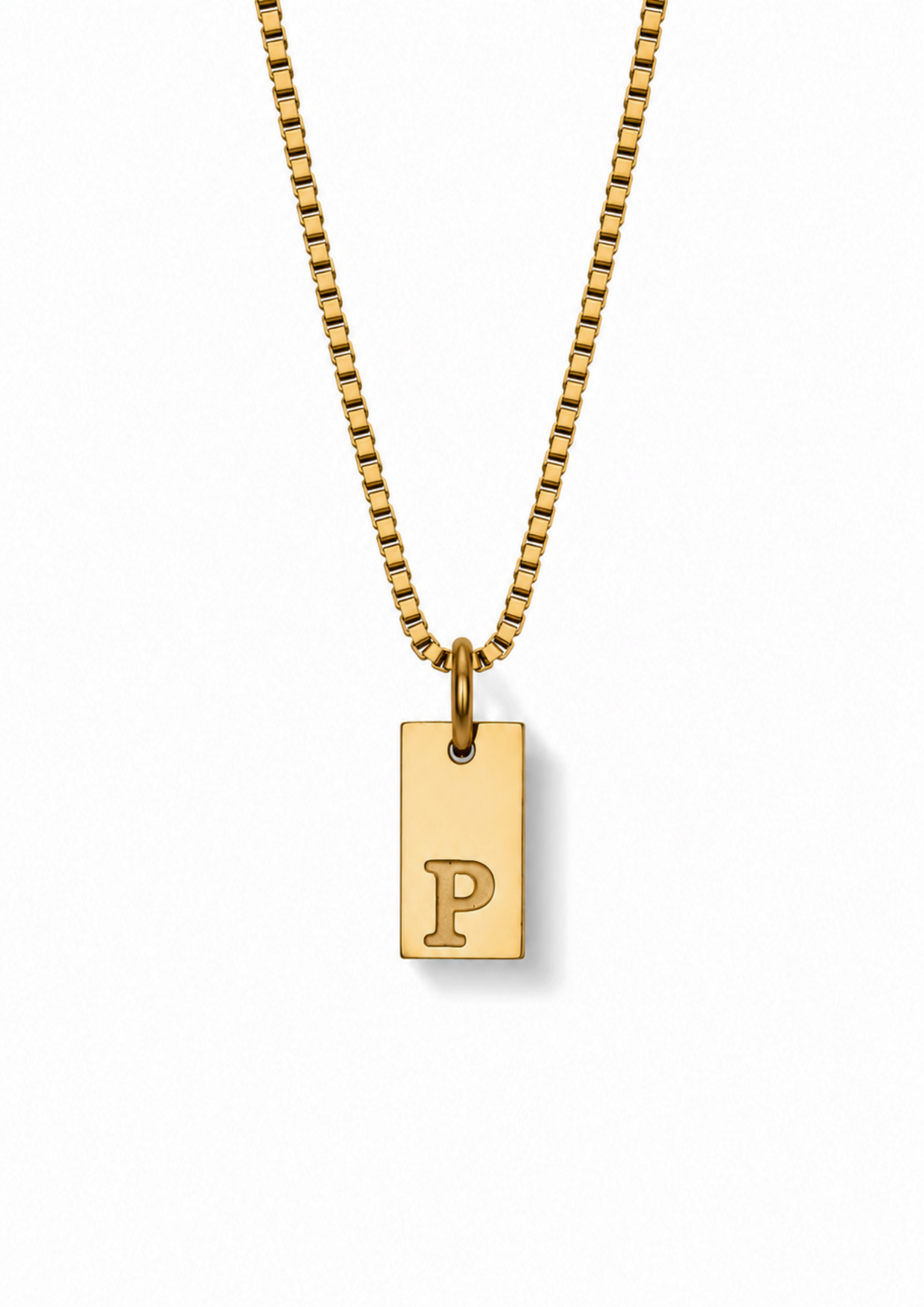 Alpha Halskette I Gold