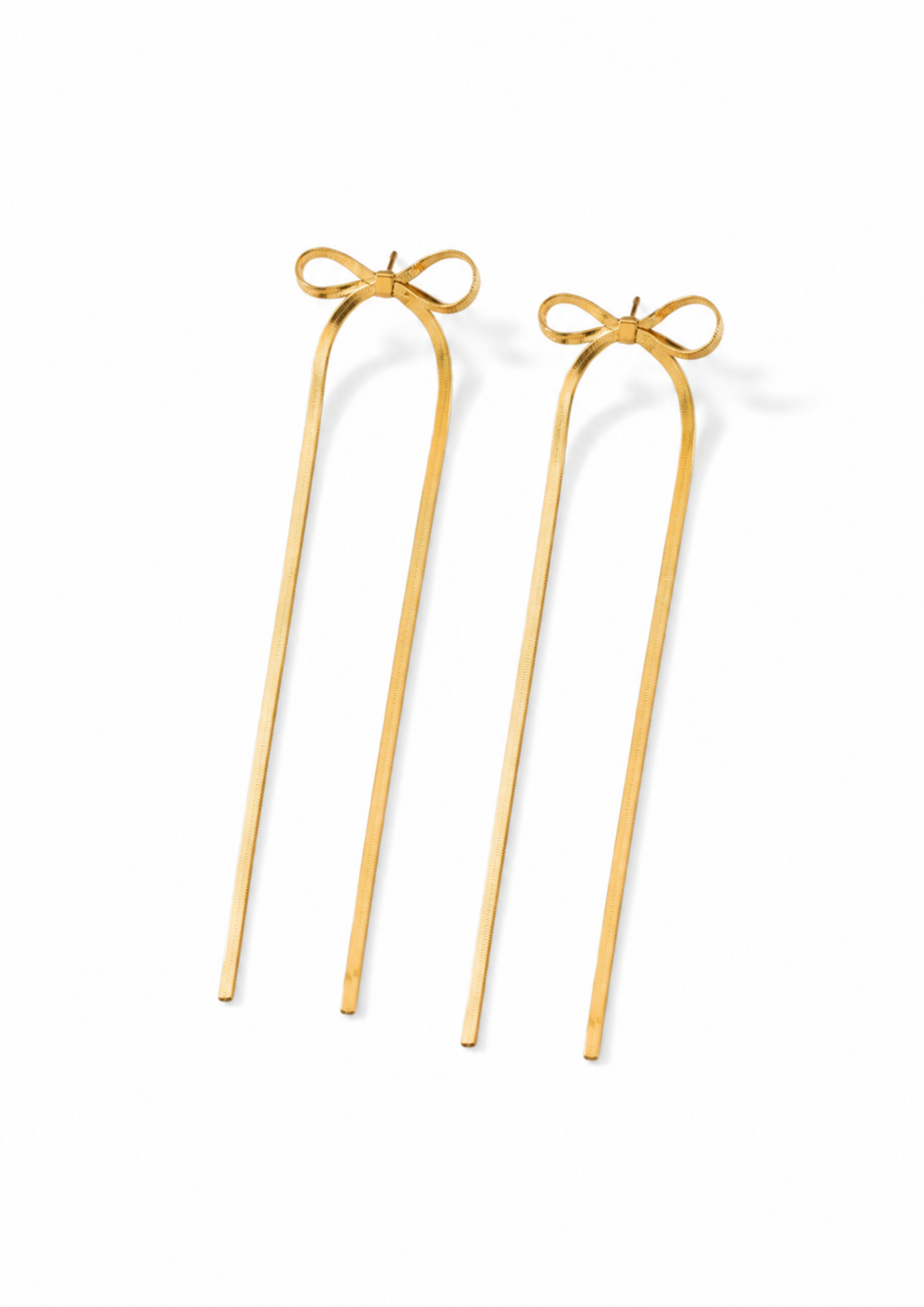 Golden Bow Ohrstecker I Gold