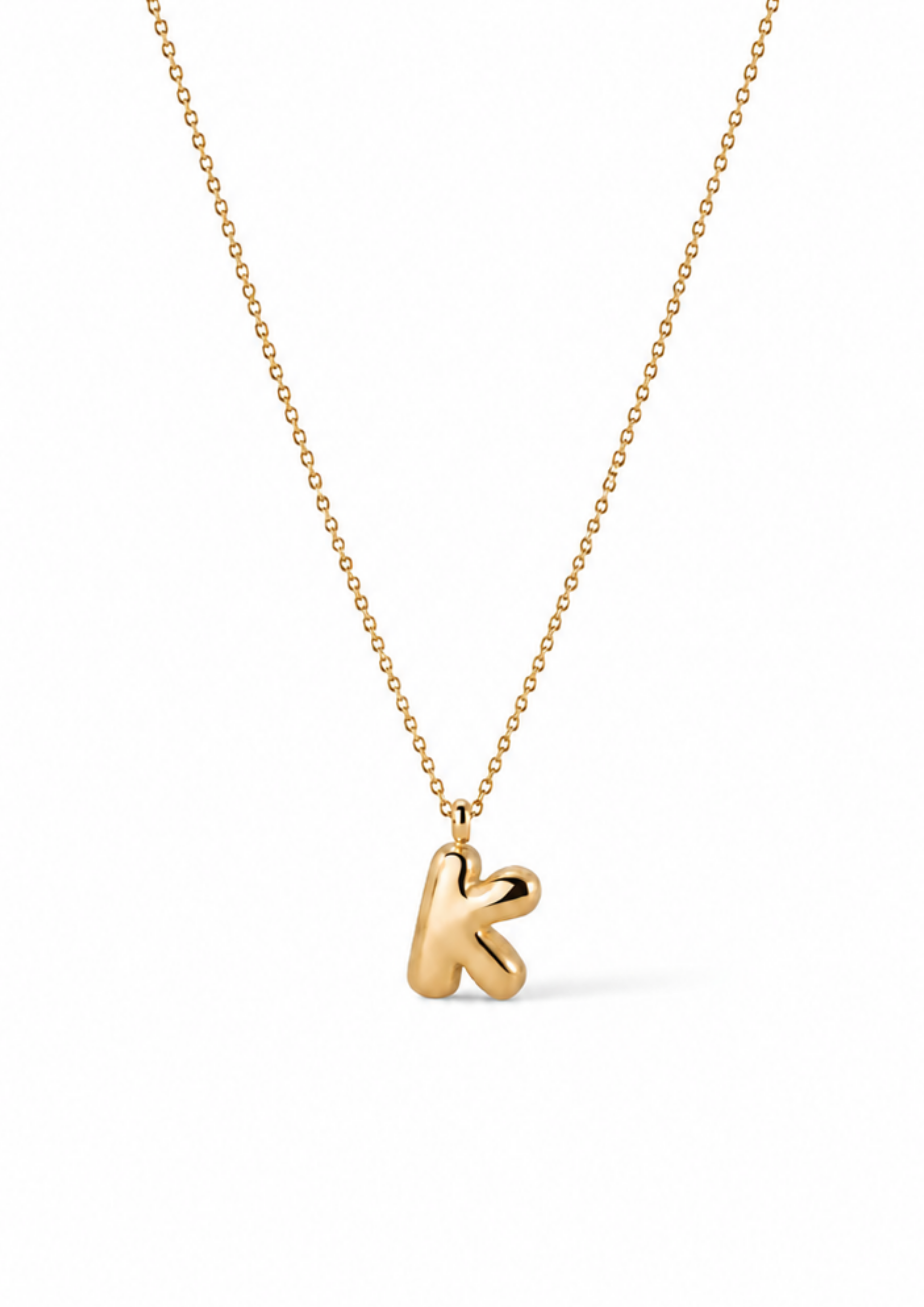 Letter Necklace | Gold