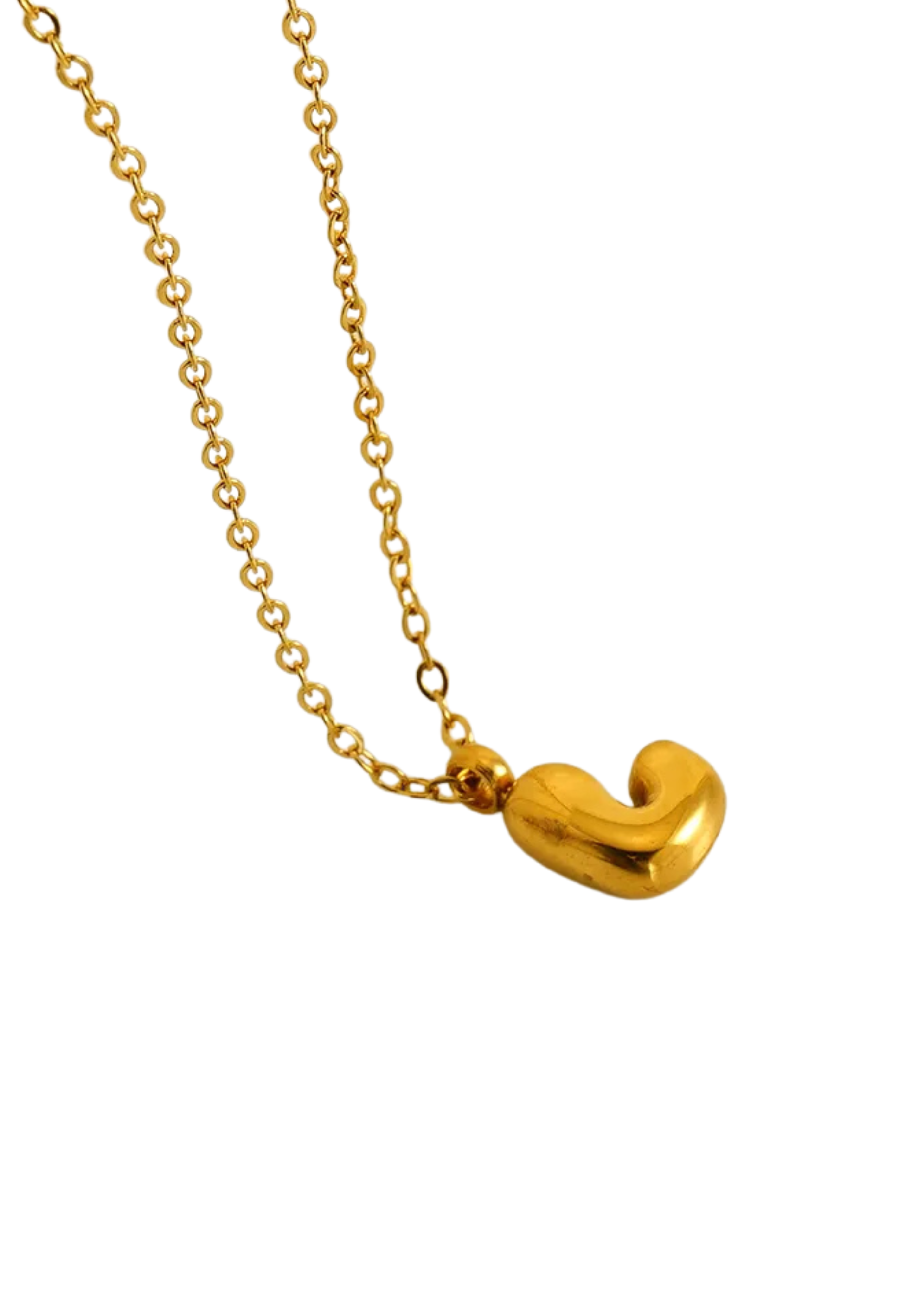 Letter Halskette I Gold