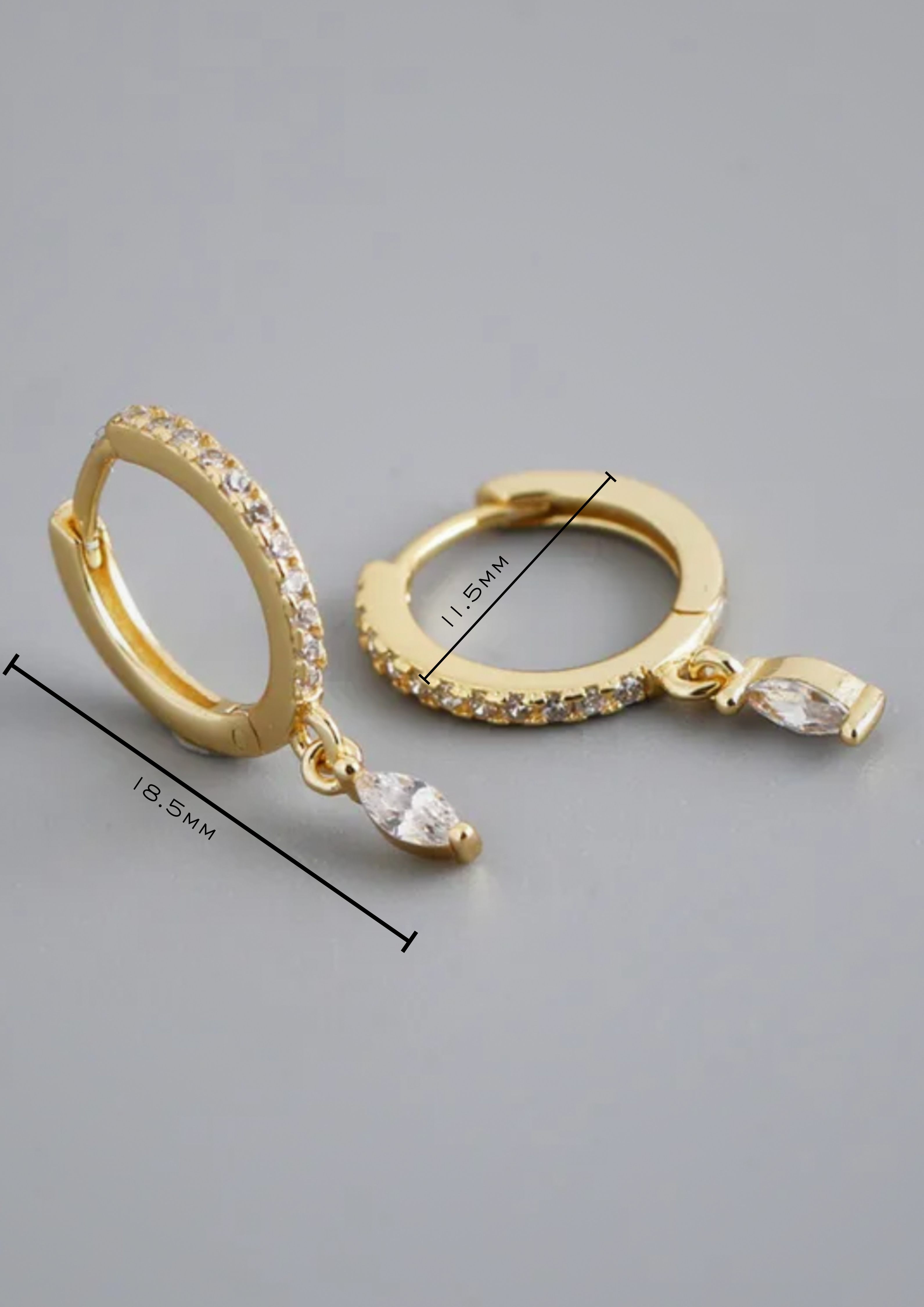 Celestia Ohrringe I Gold