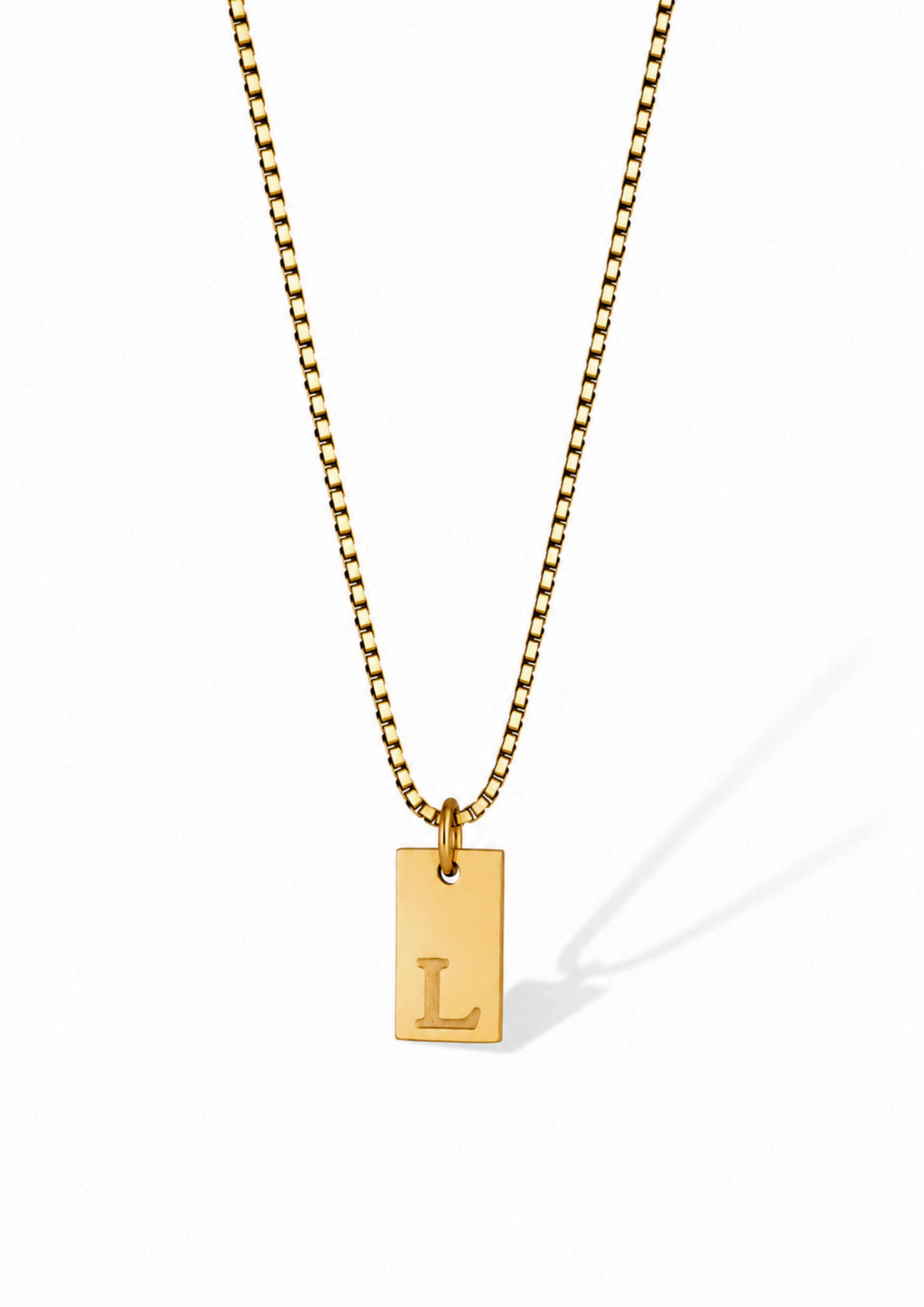 Alpha Halskette I Gold