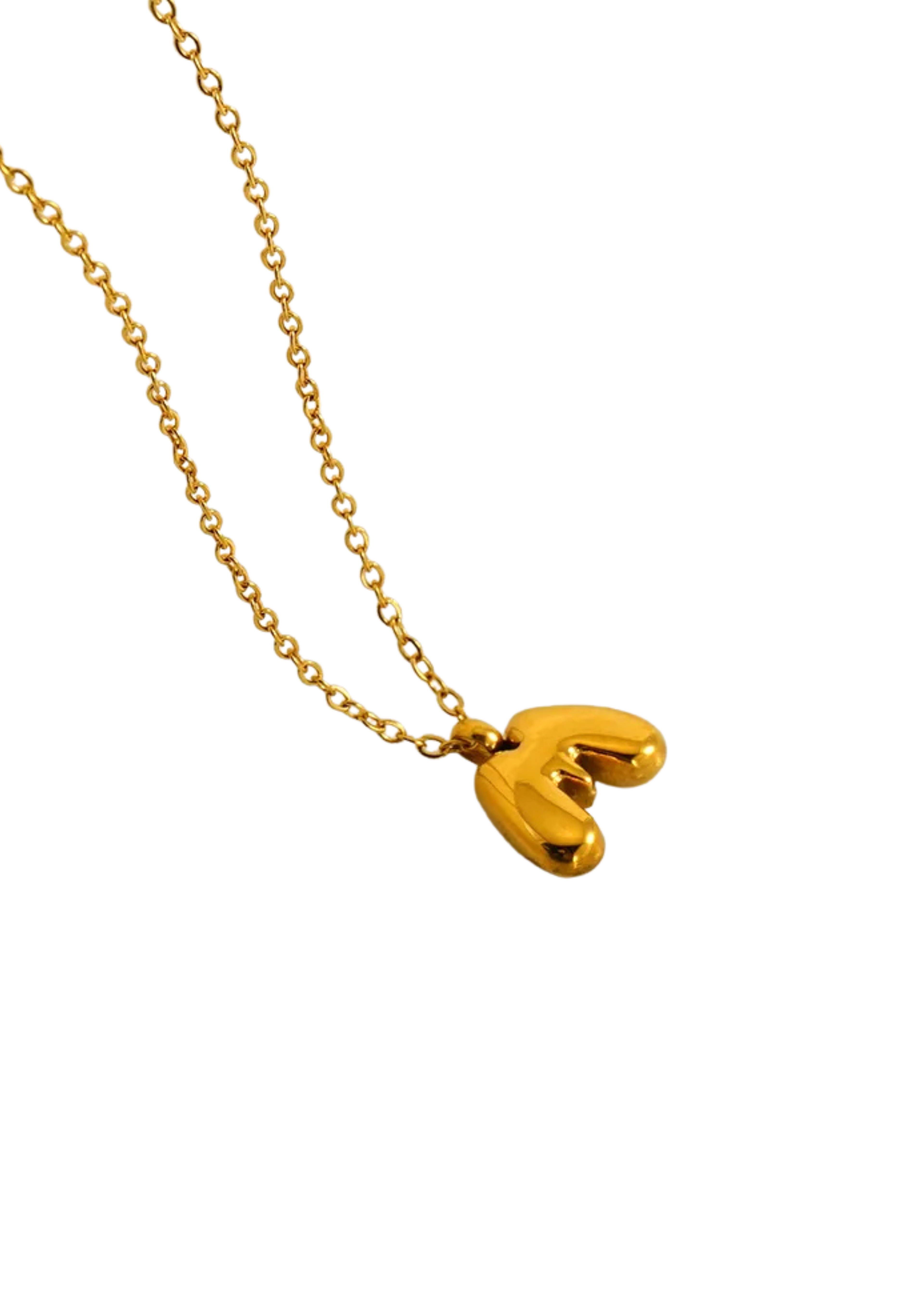 Letter Halskette I Gold