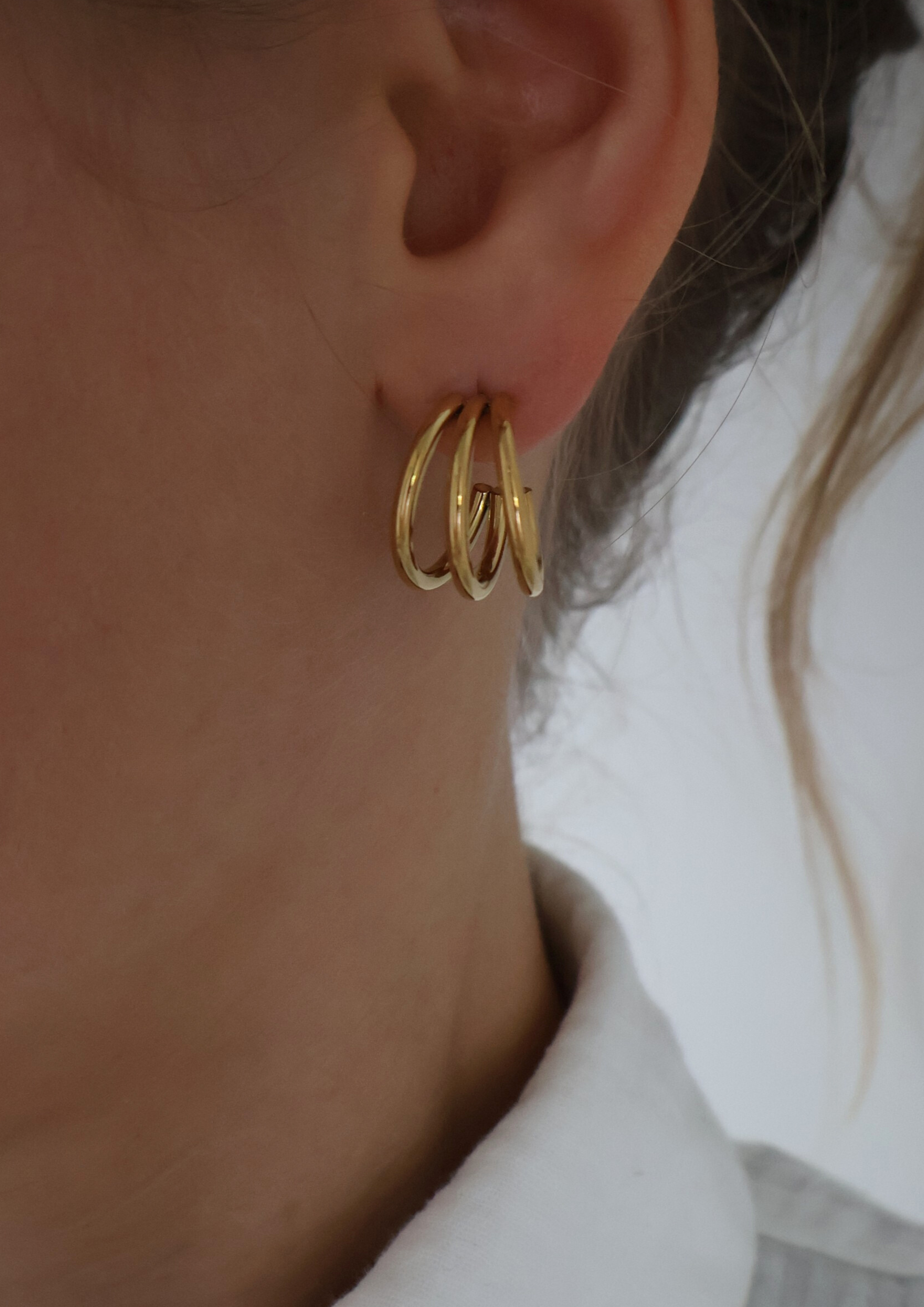 Luna Loop Ohrstecker I GOLD