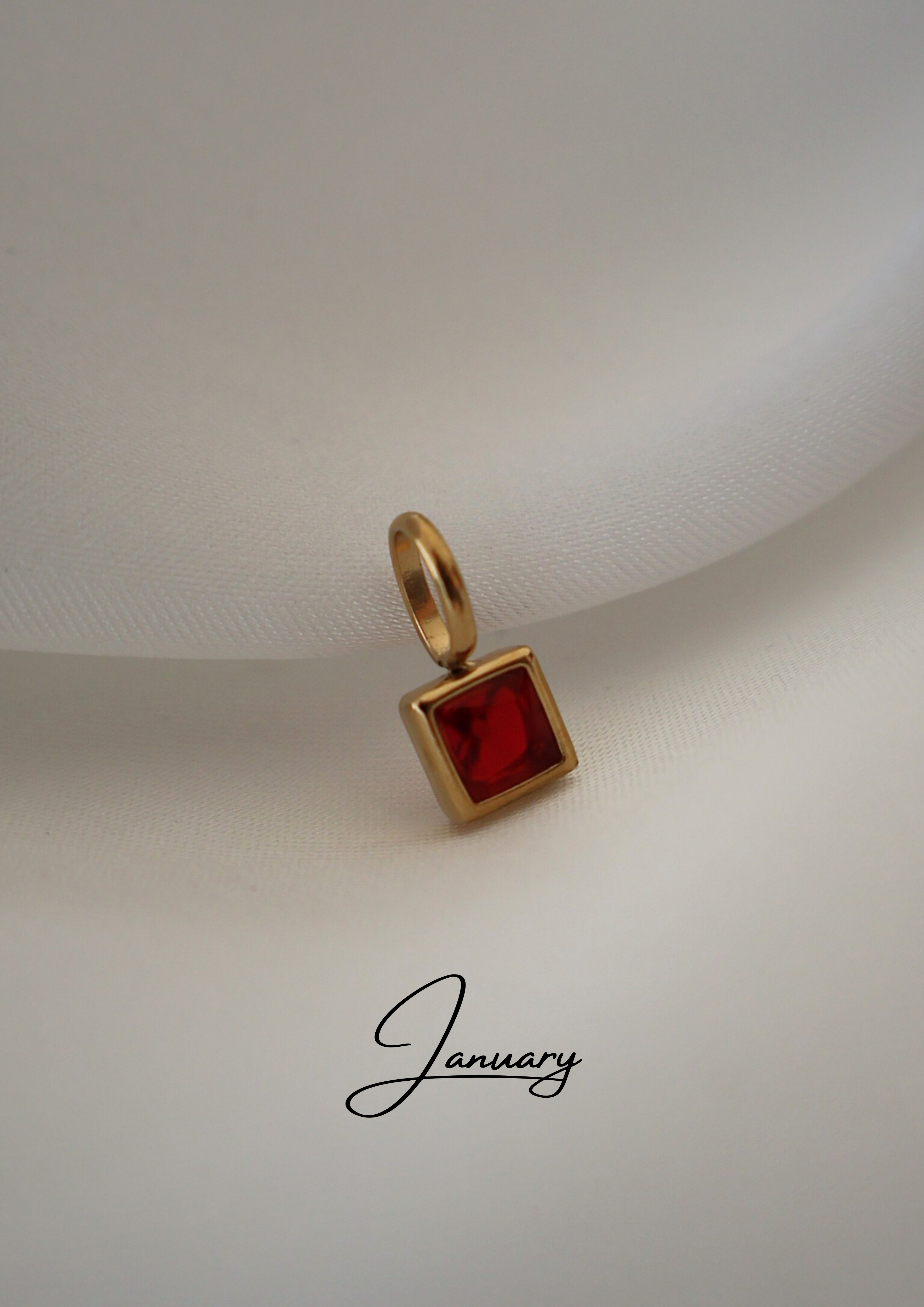 Birthstone Charm I GOLD