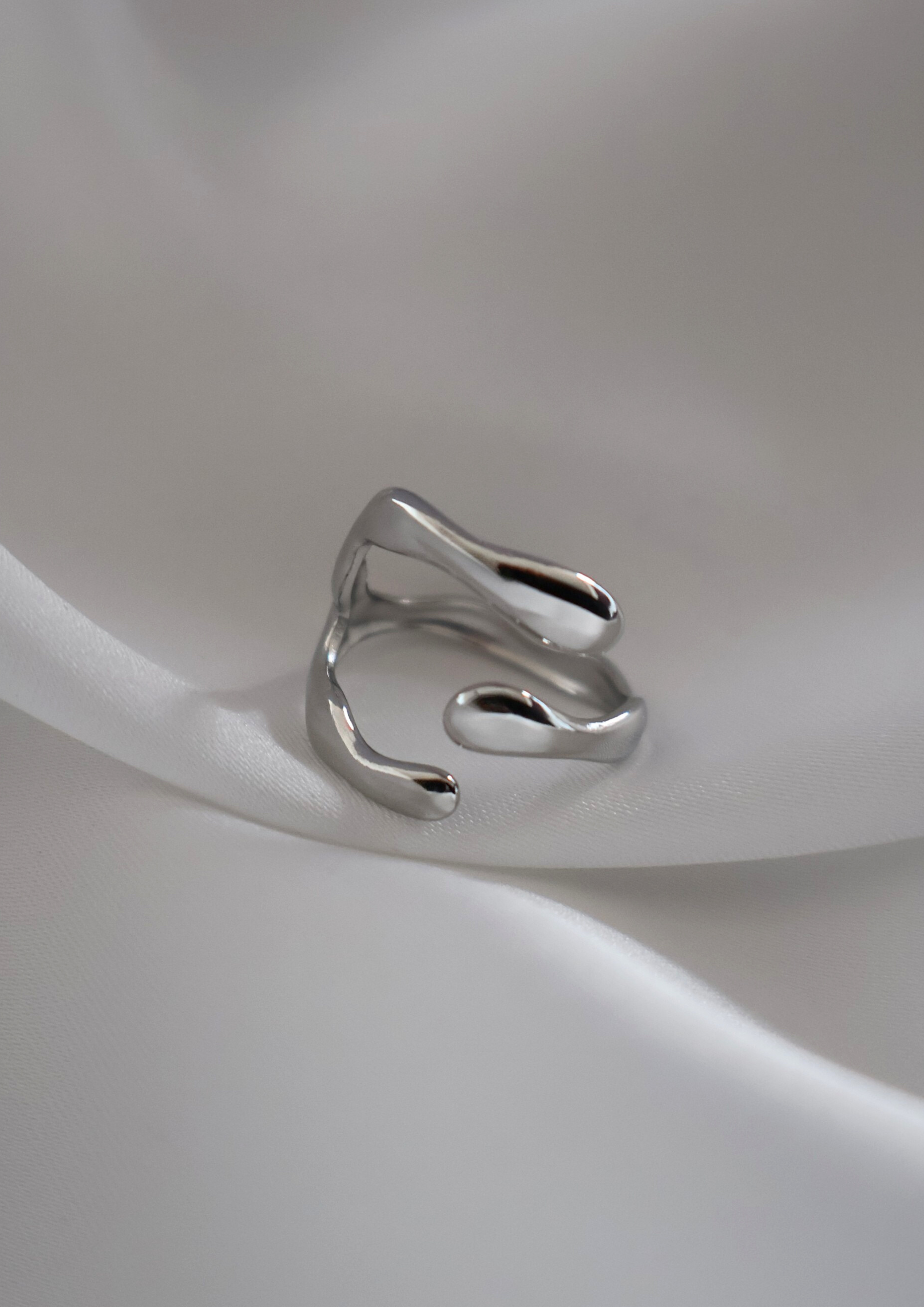 Lava Ring I Silber
