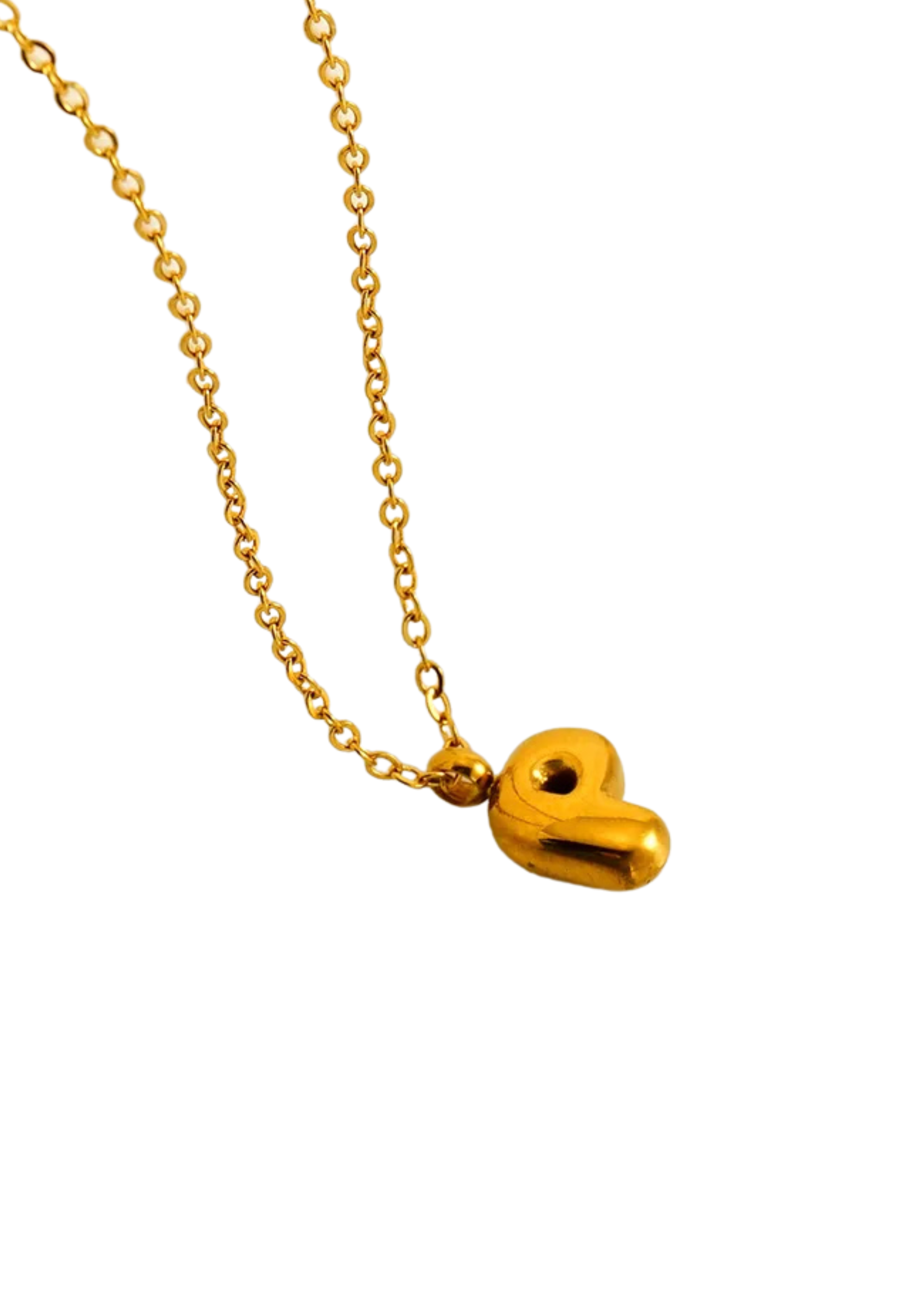 Letter Halskette I Gold