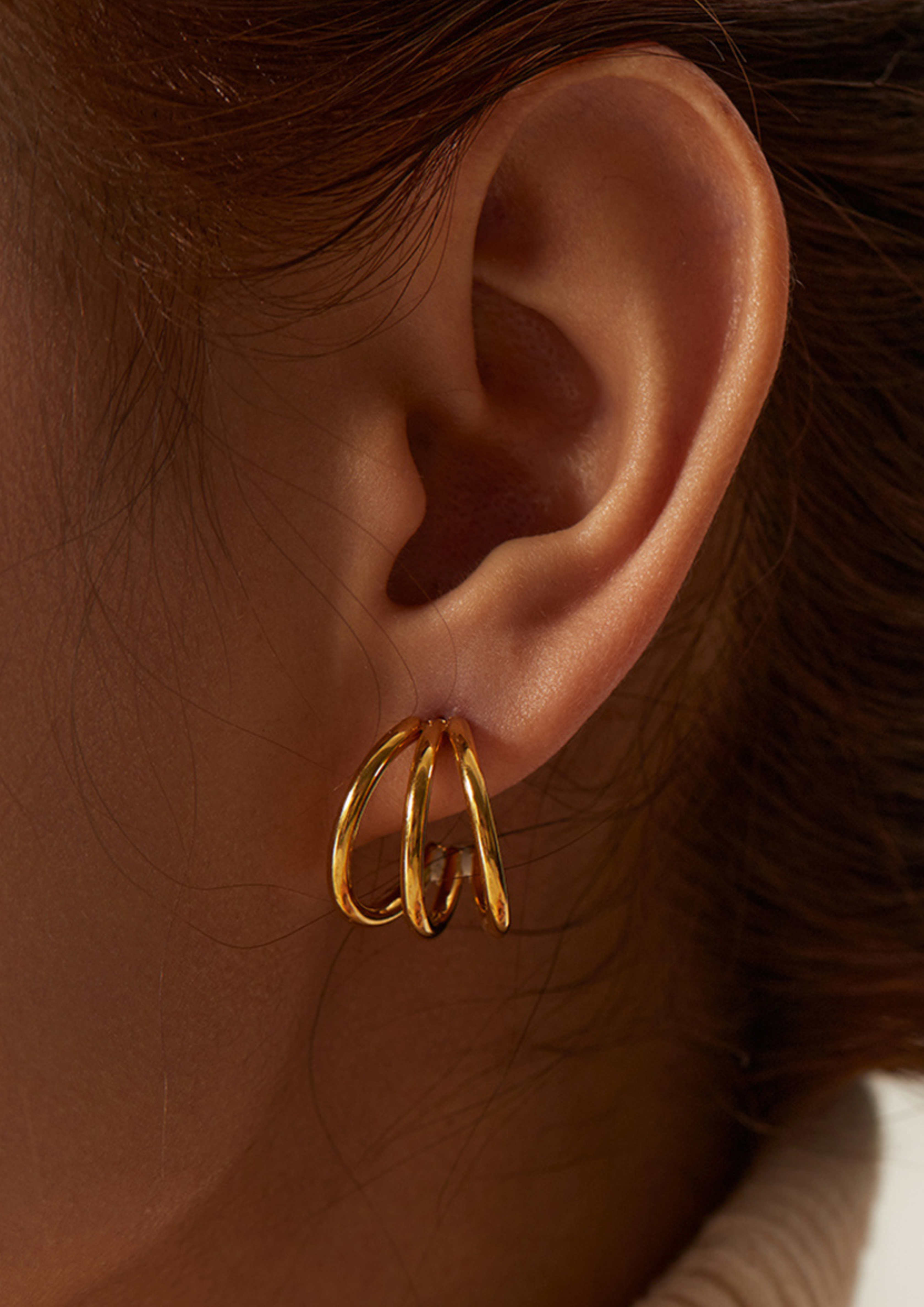 Luna Loop Ohrstecker I GOLD
