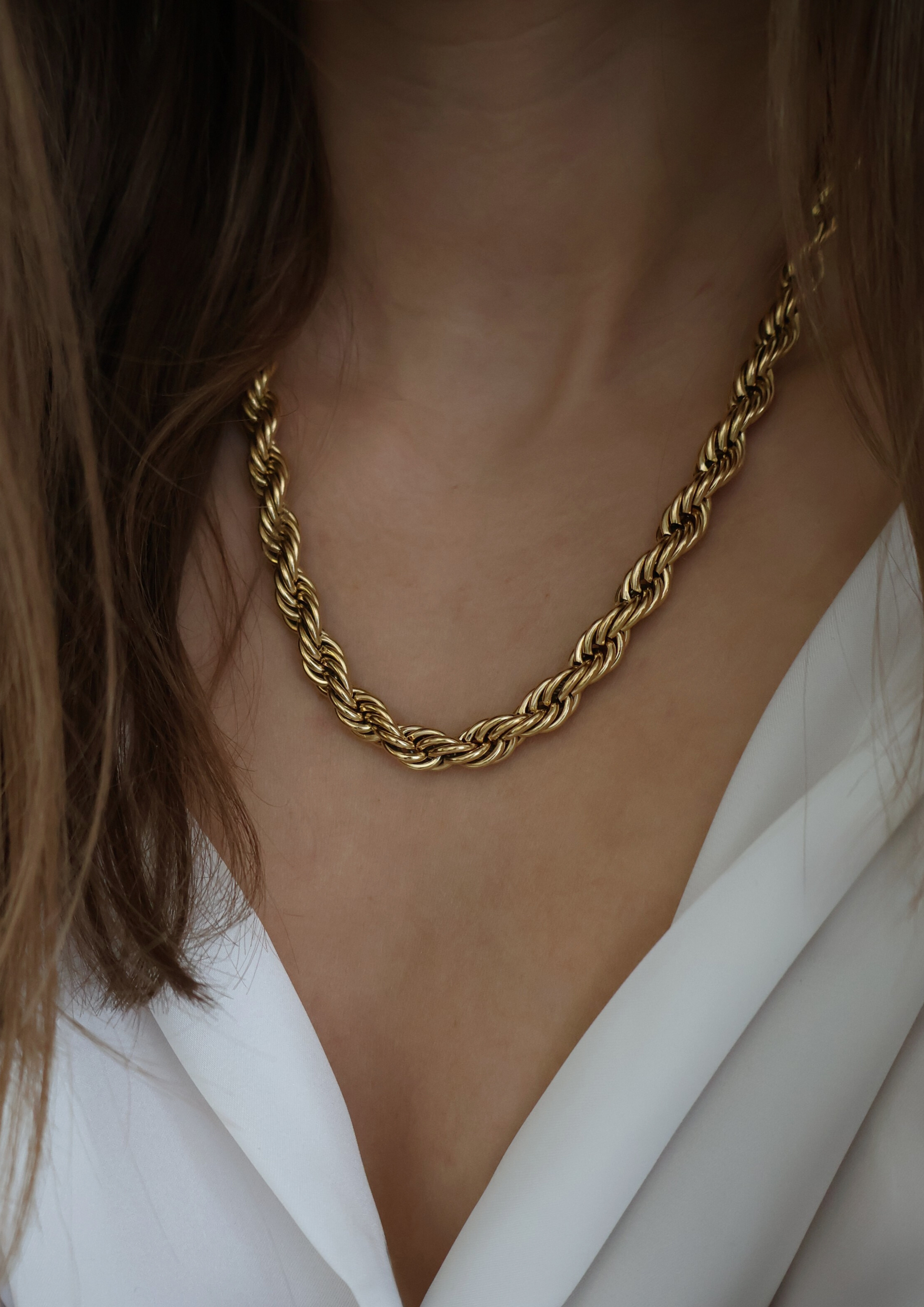 Tide Halskette I Gold