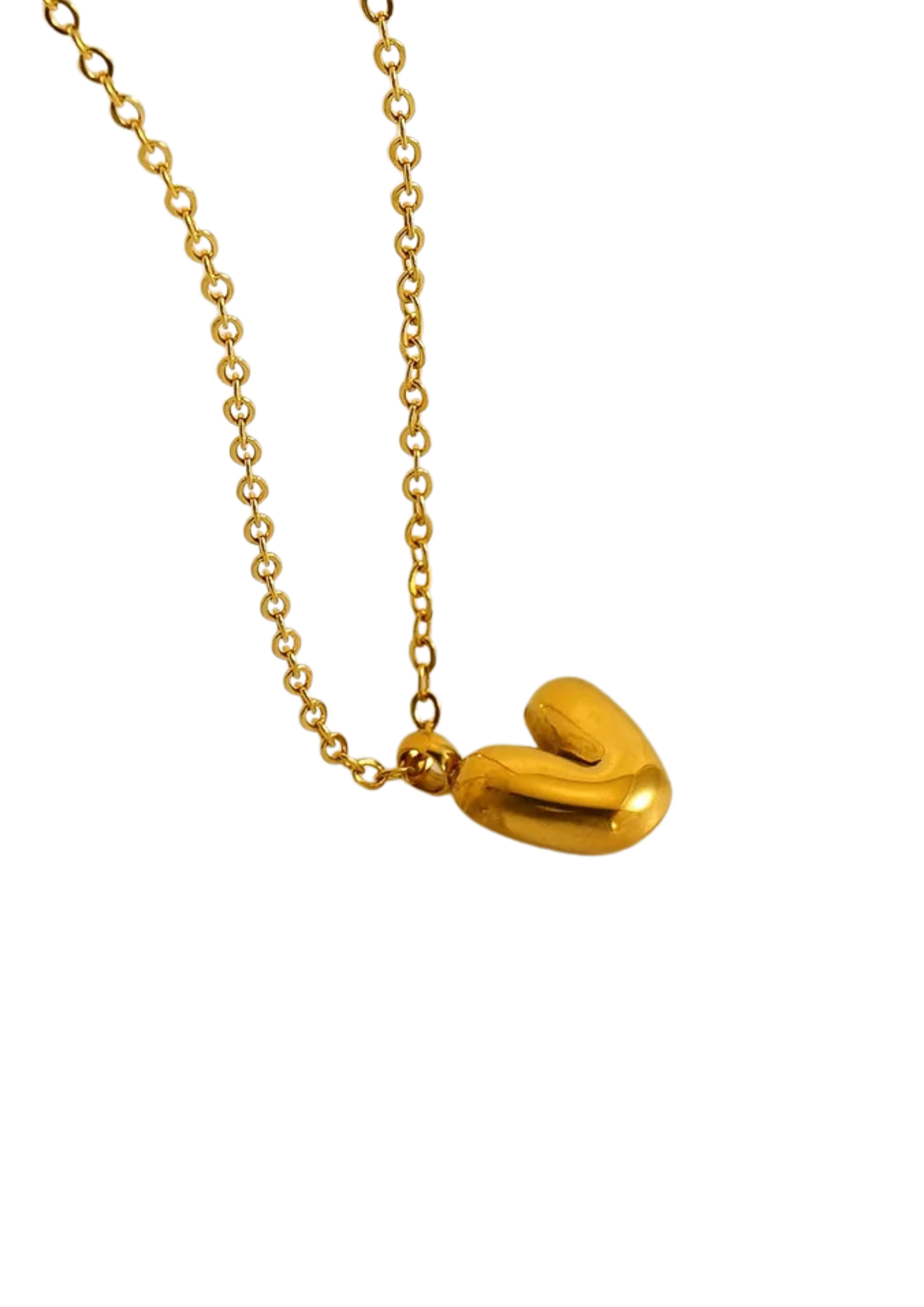 Letter Halskette I Gold