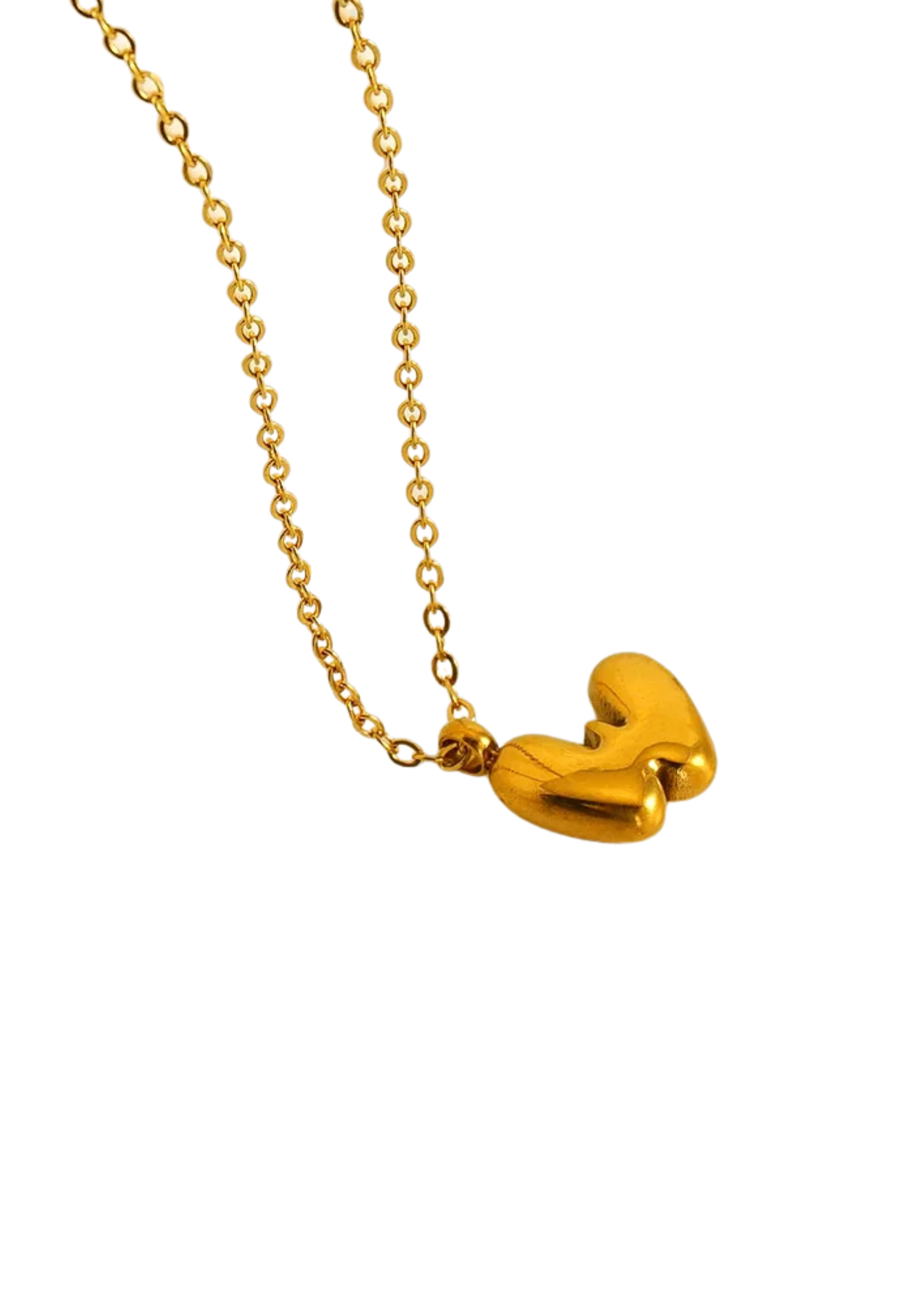Letter Halskette I Gold