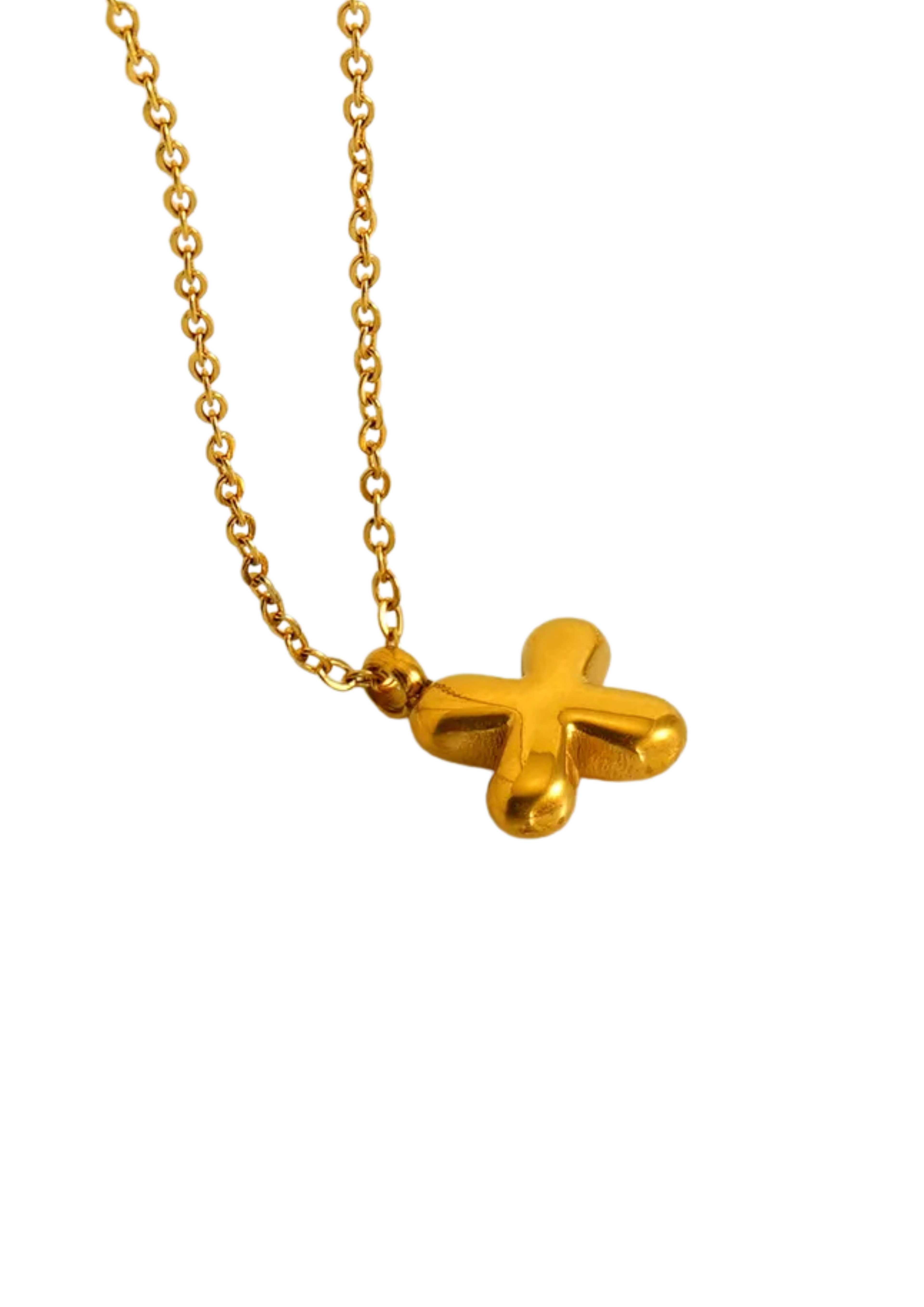 Letter Halskette I Gold