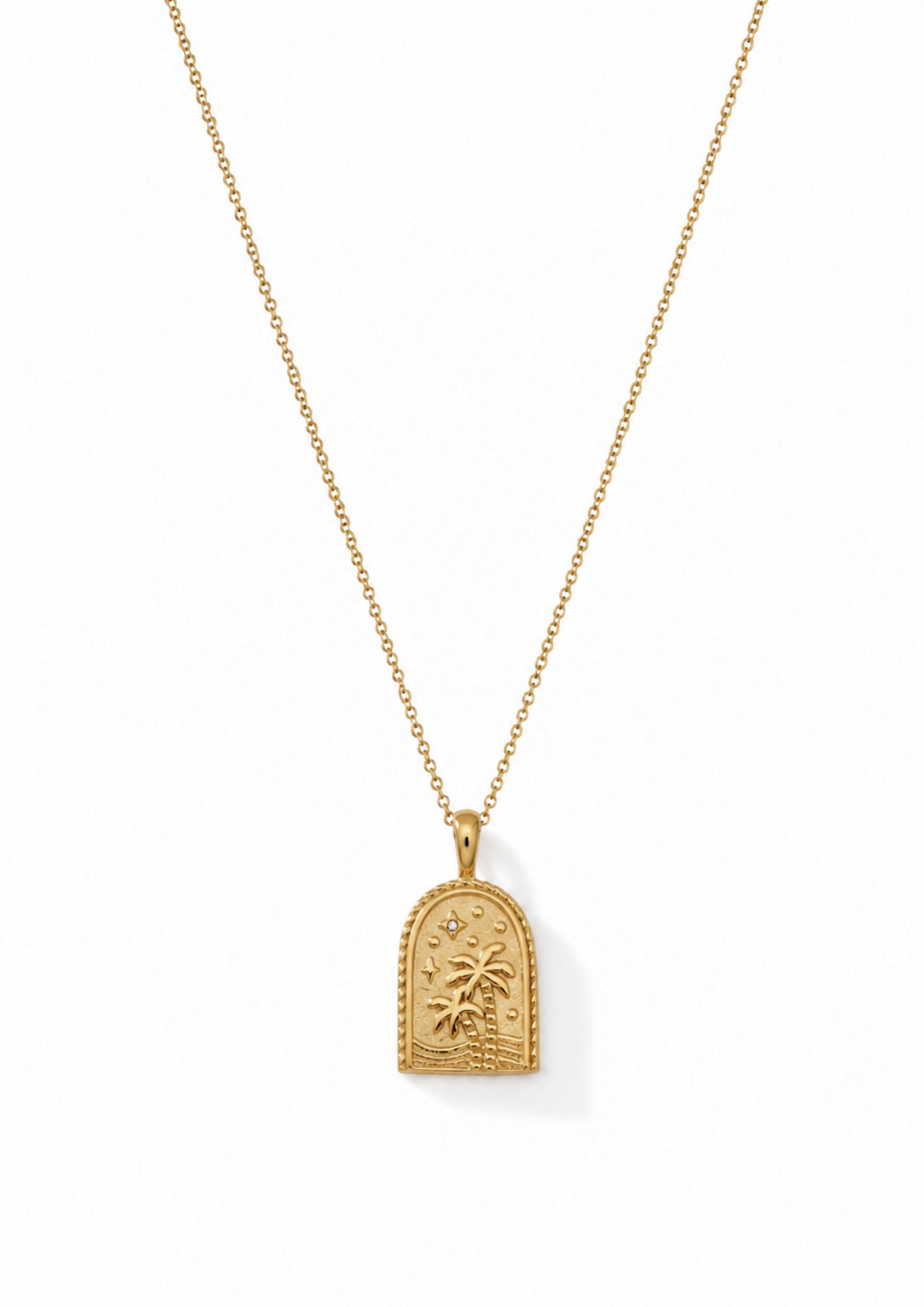 Island Halskette I Gold
