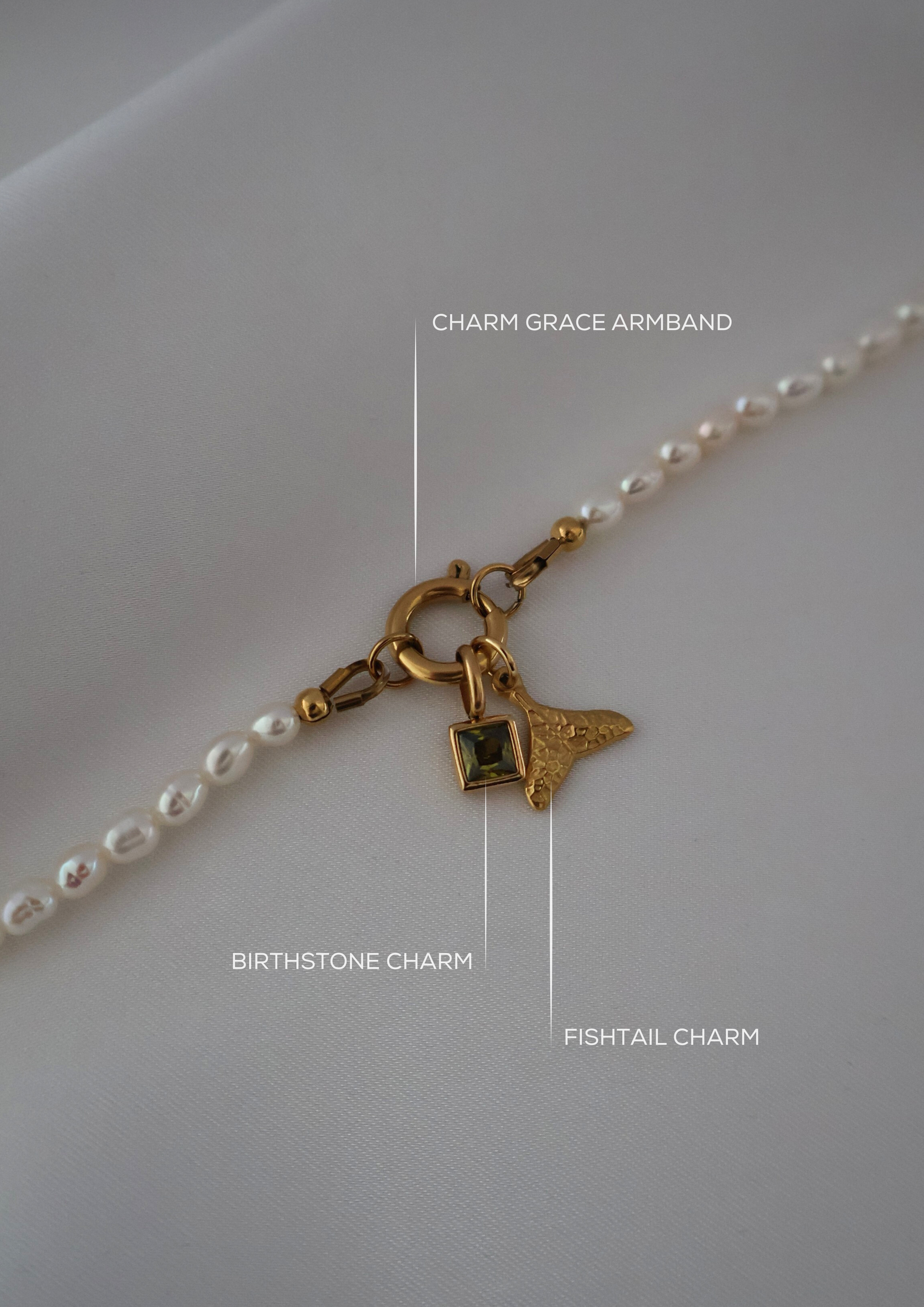 Fishtail Charm I GOLD