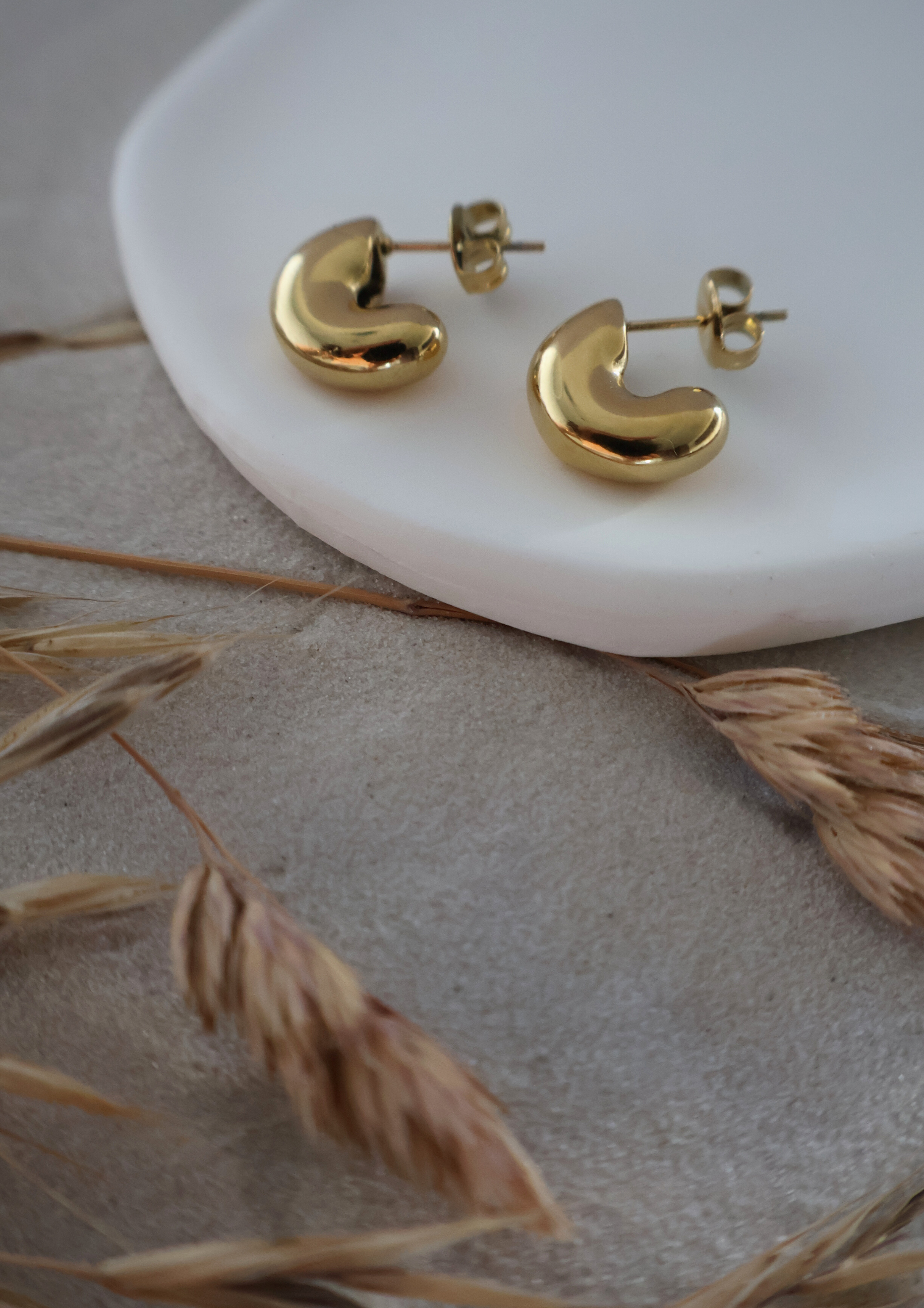 Curve Ohrstecker I GOLD
