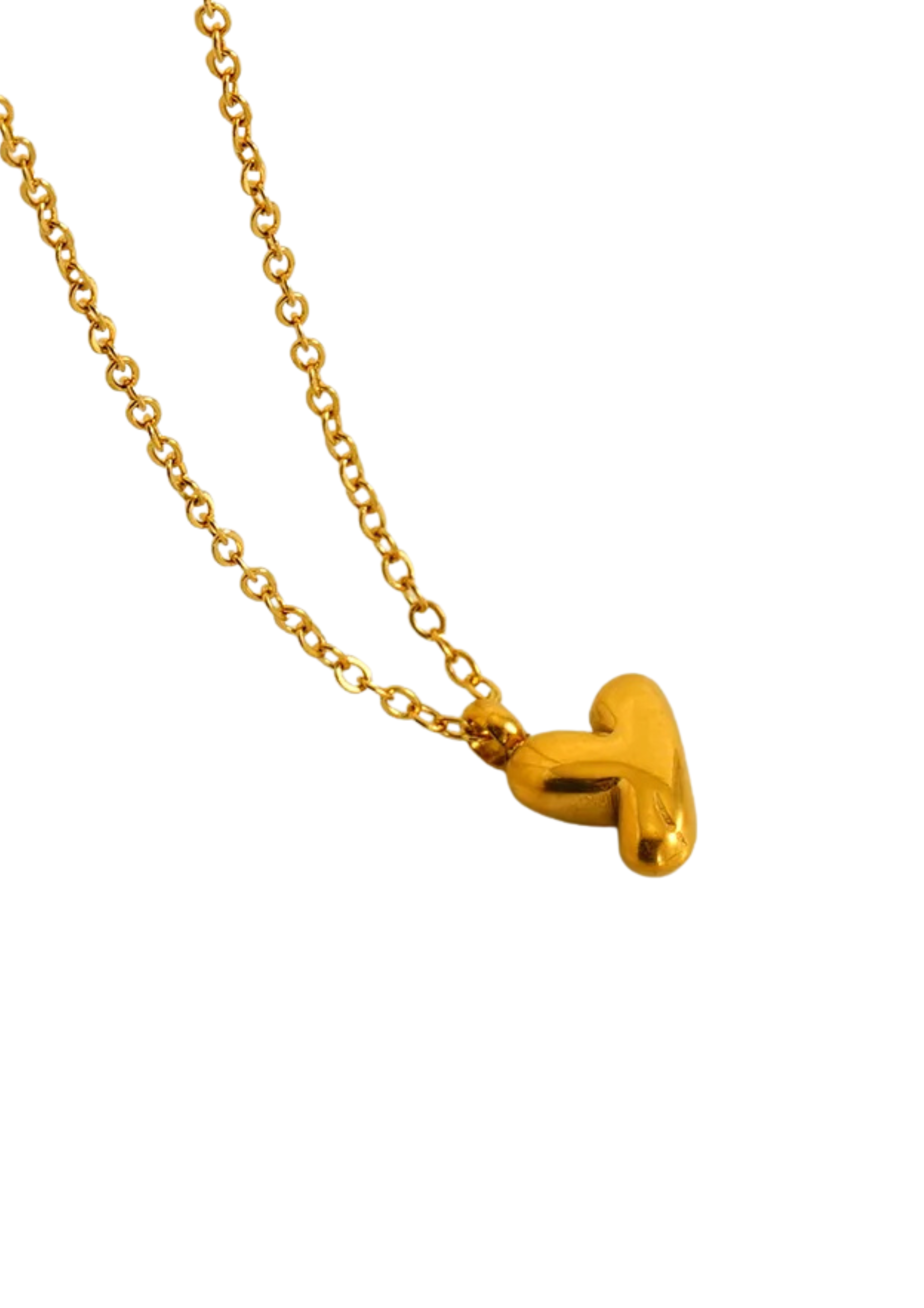 Letter Halskette I Gold