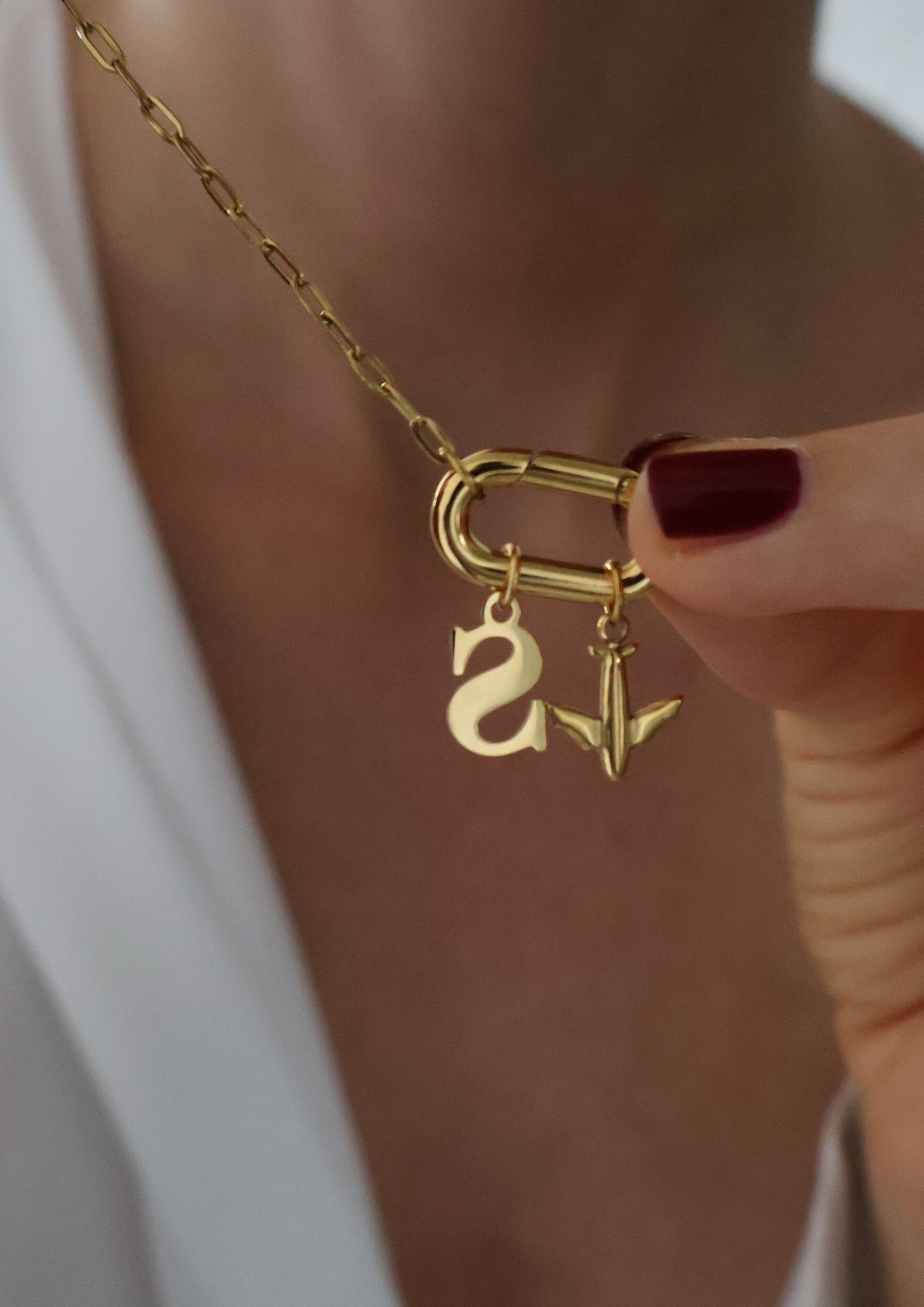 Airplane Charm I GOLD