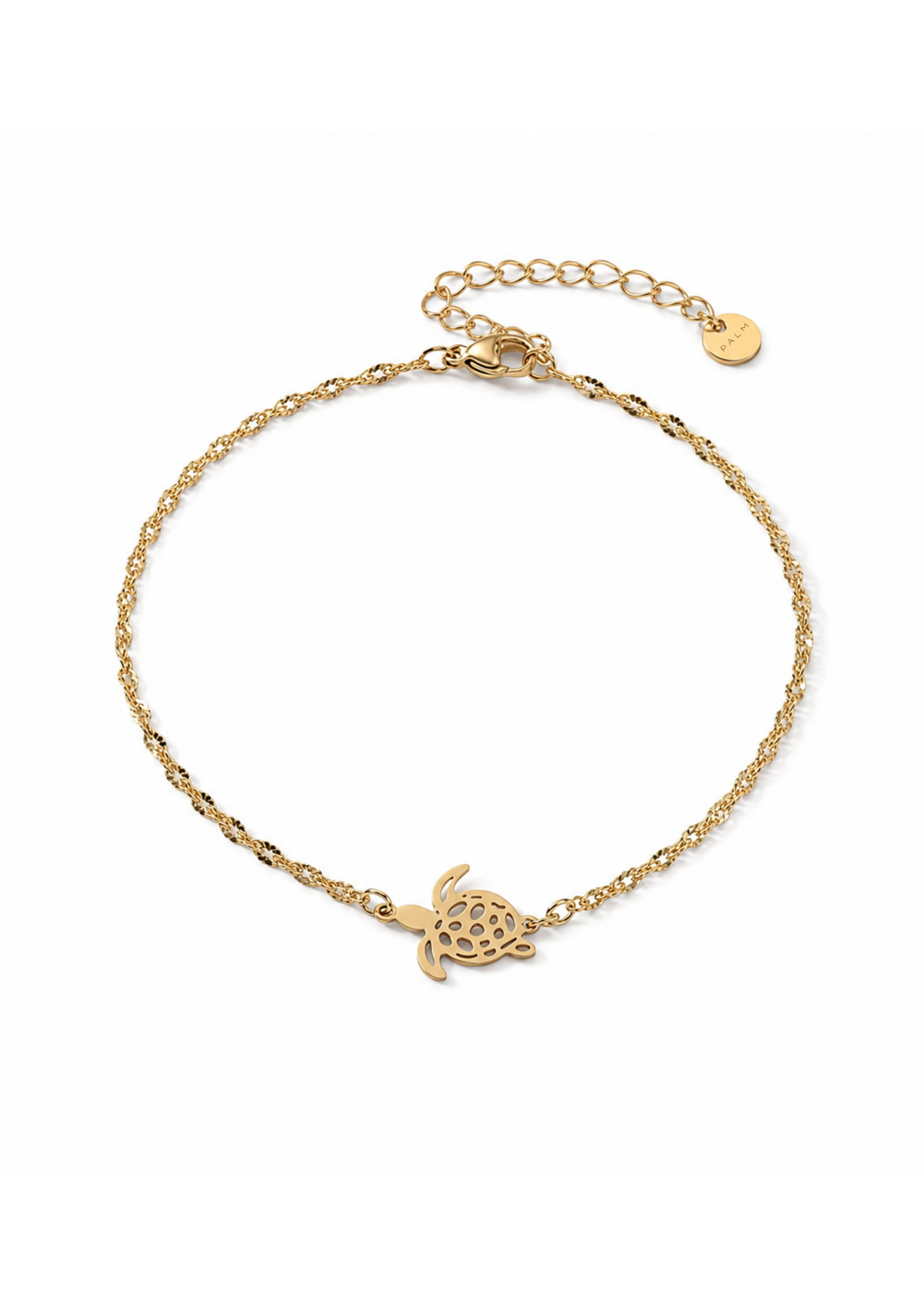 Turtle Fusskettchen I Gold