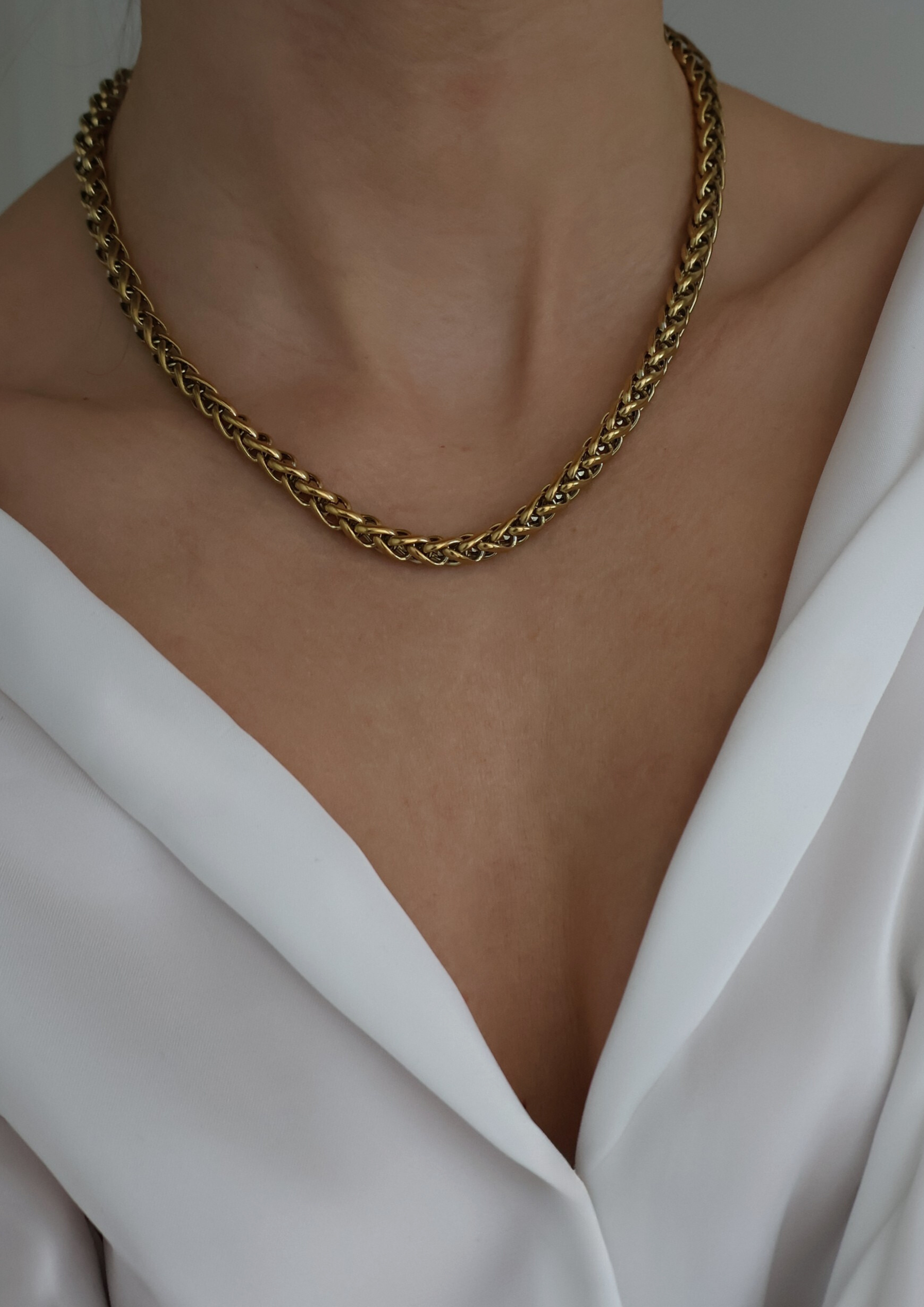 Rope Halskette I Gold