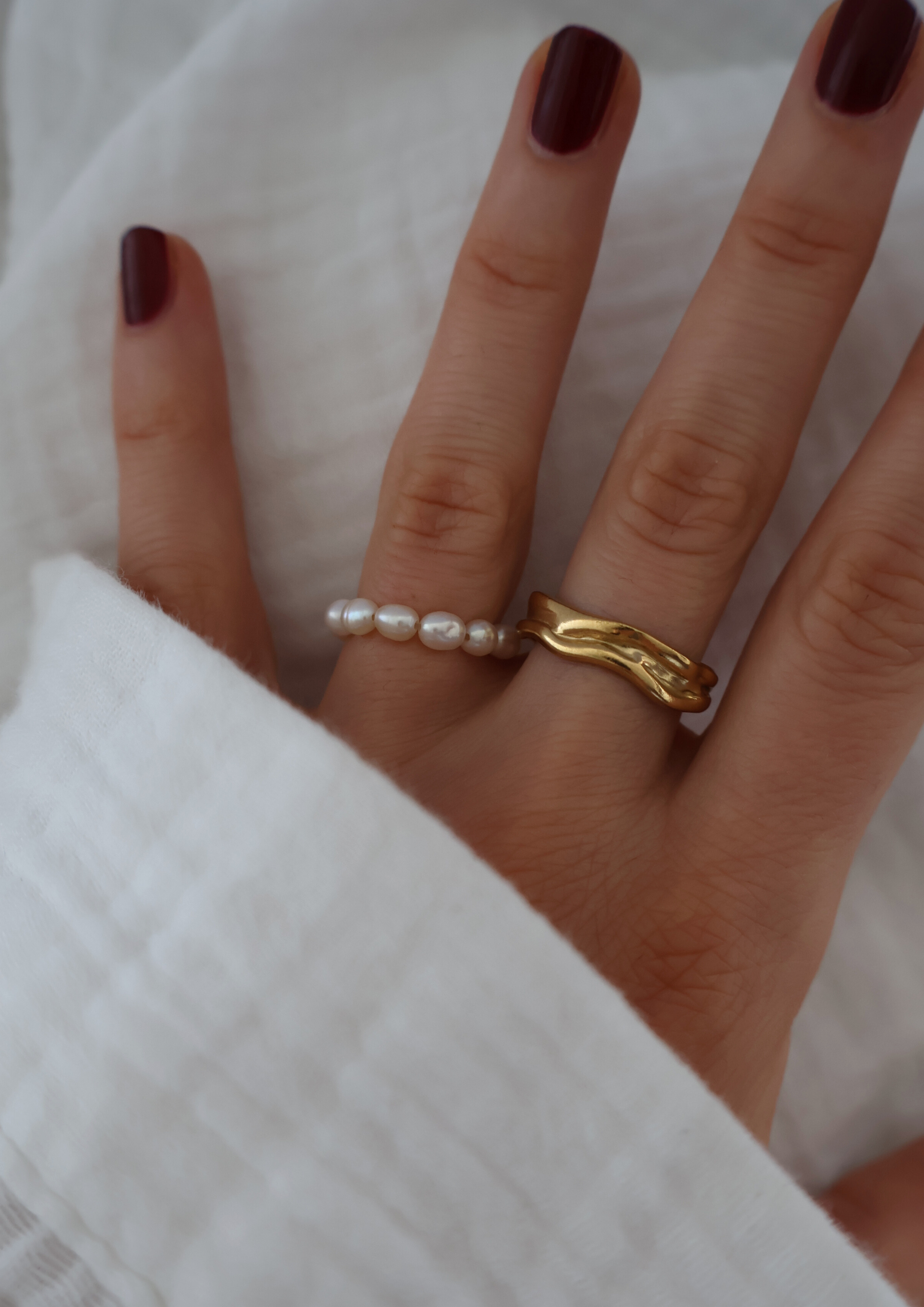 Flow Ring I Gold