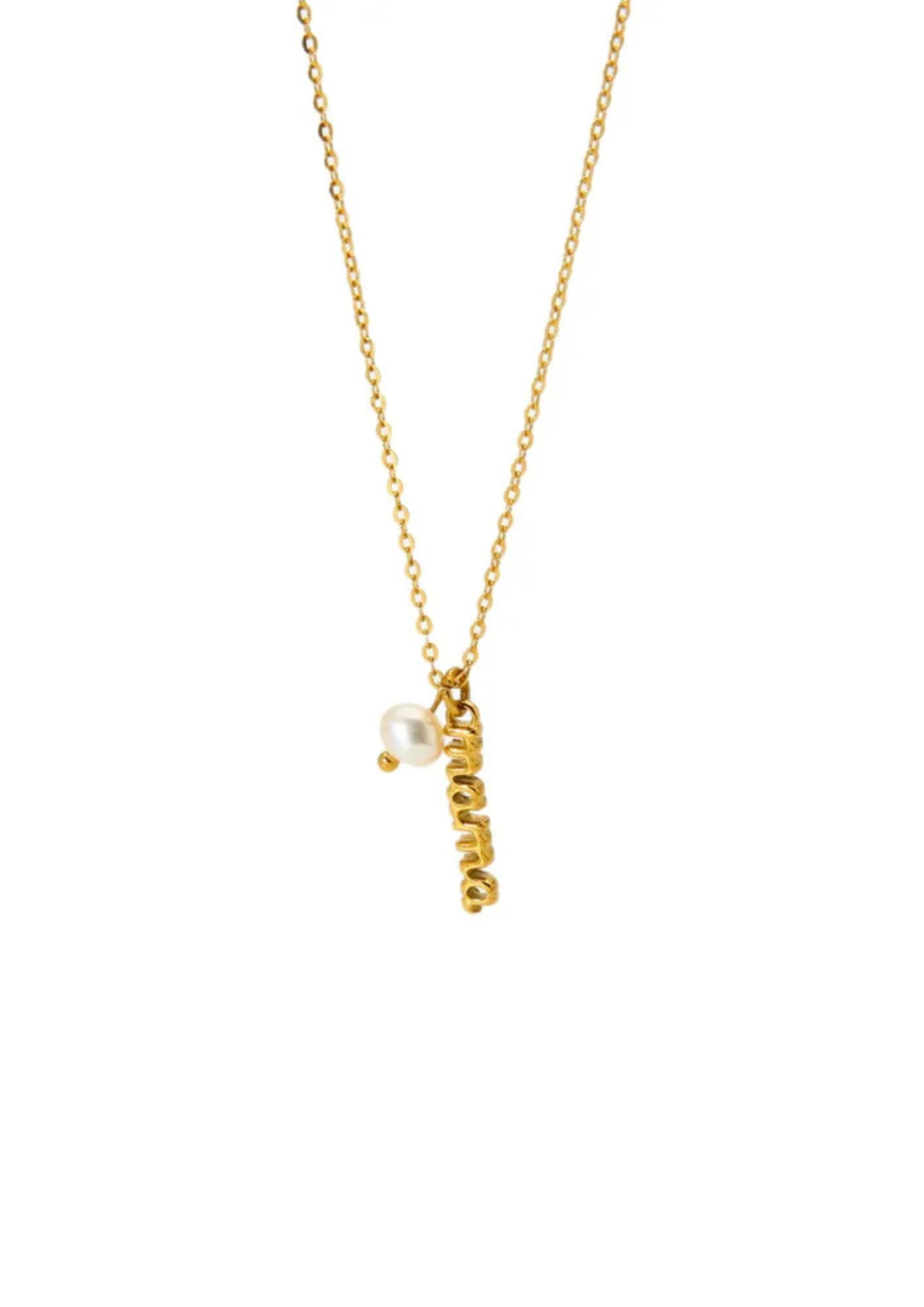 Mama Halskette I Gold