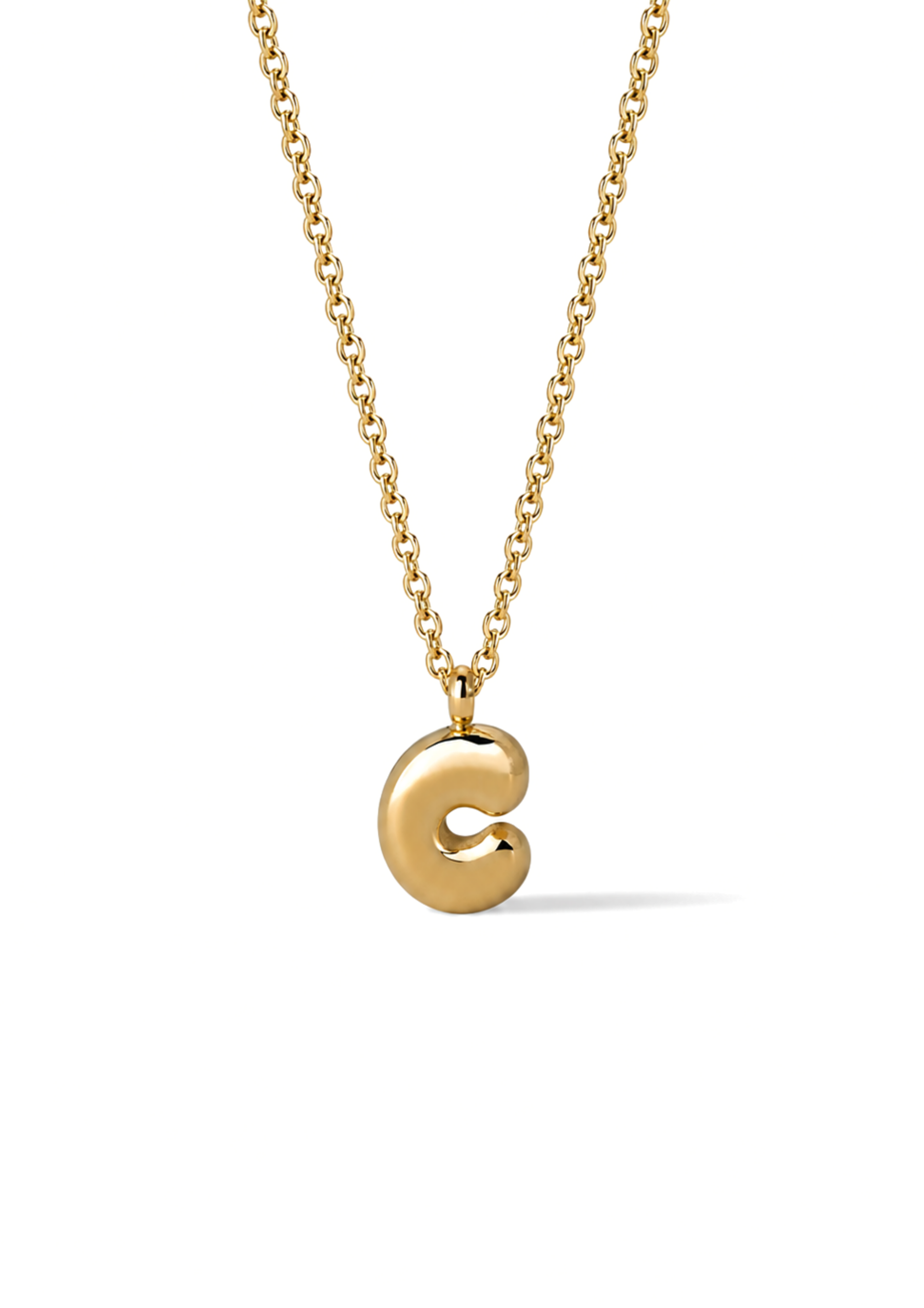 Letter Necklace | Gold