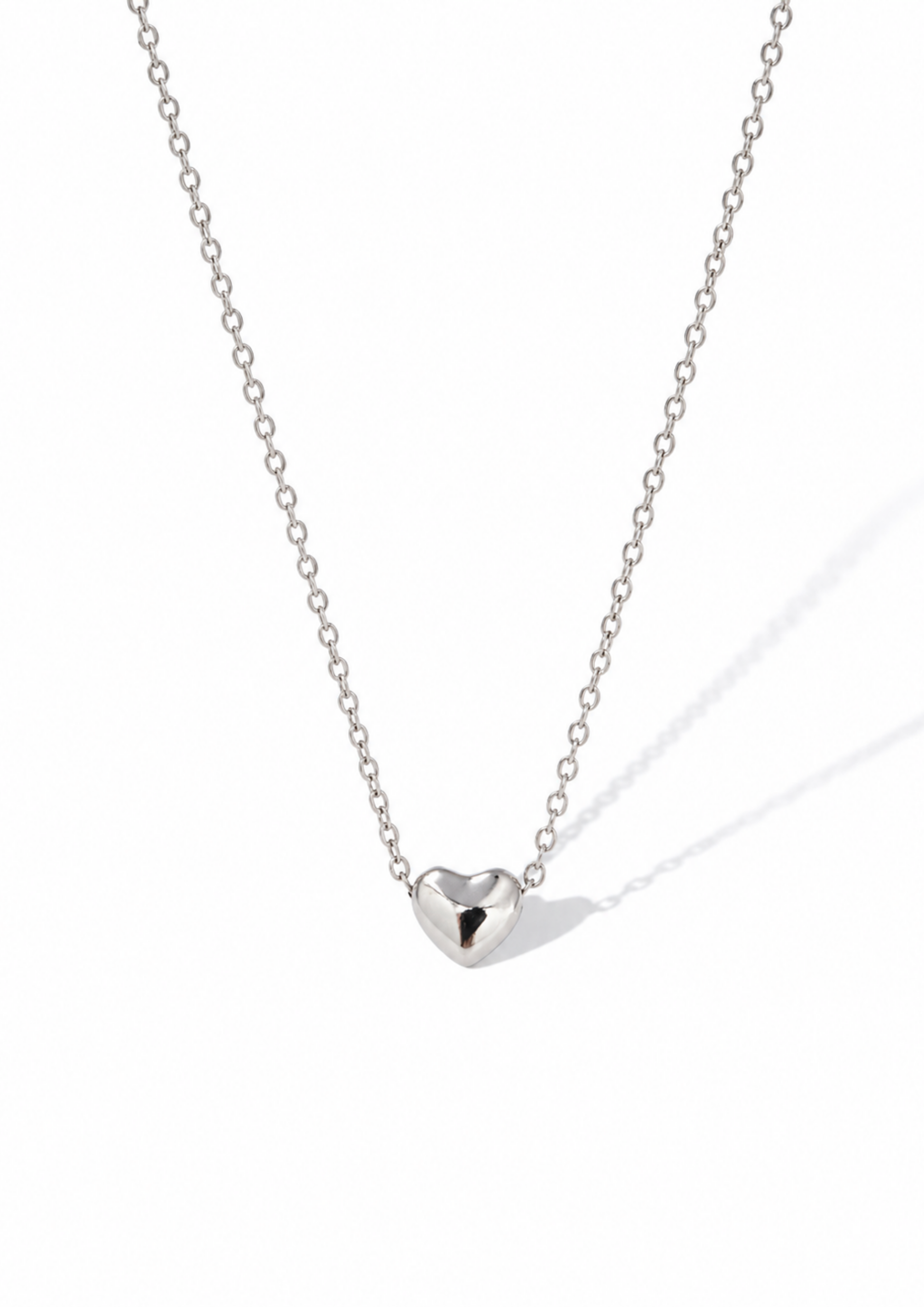 Heart Halskette I Silber