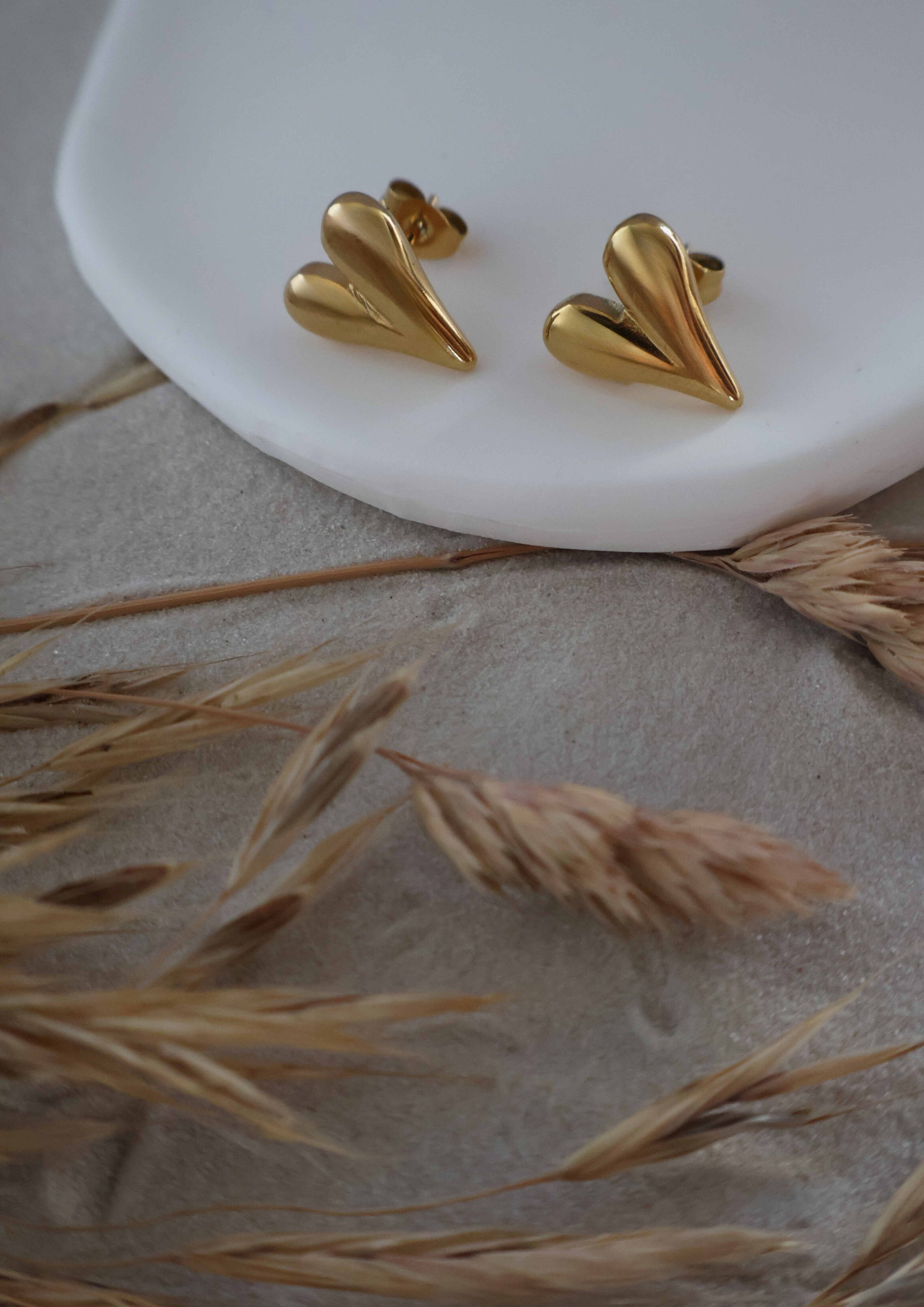 Herz Ohrstecker I GOLD