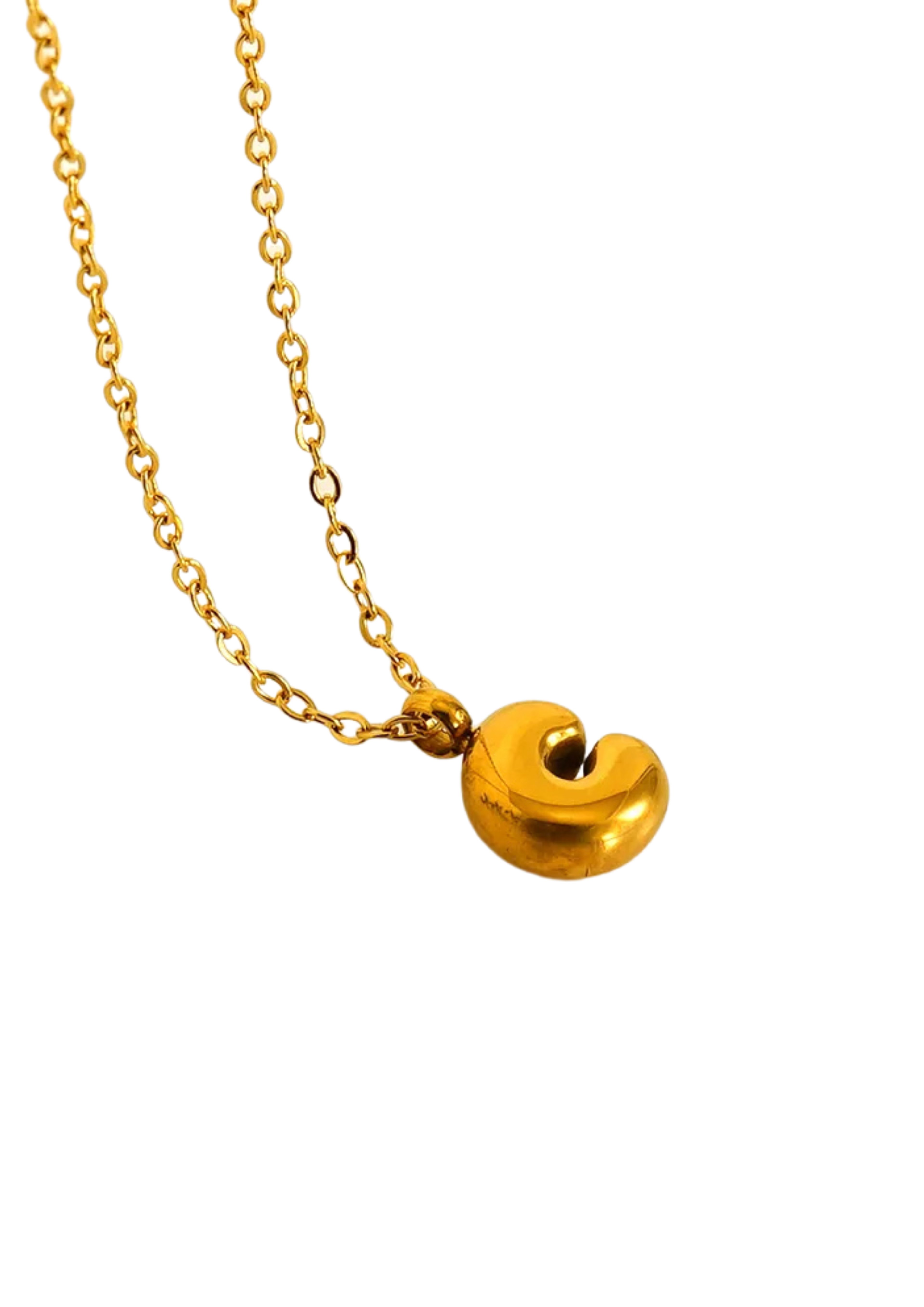 Letter Halskette I Gold