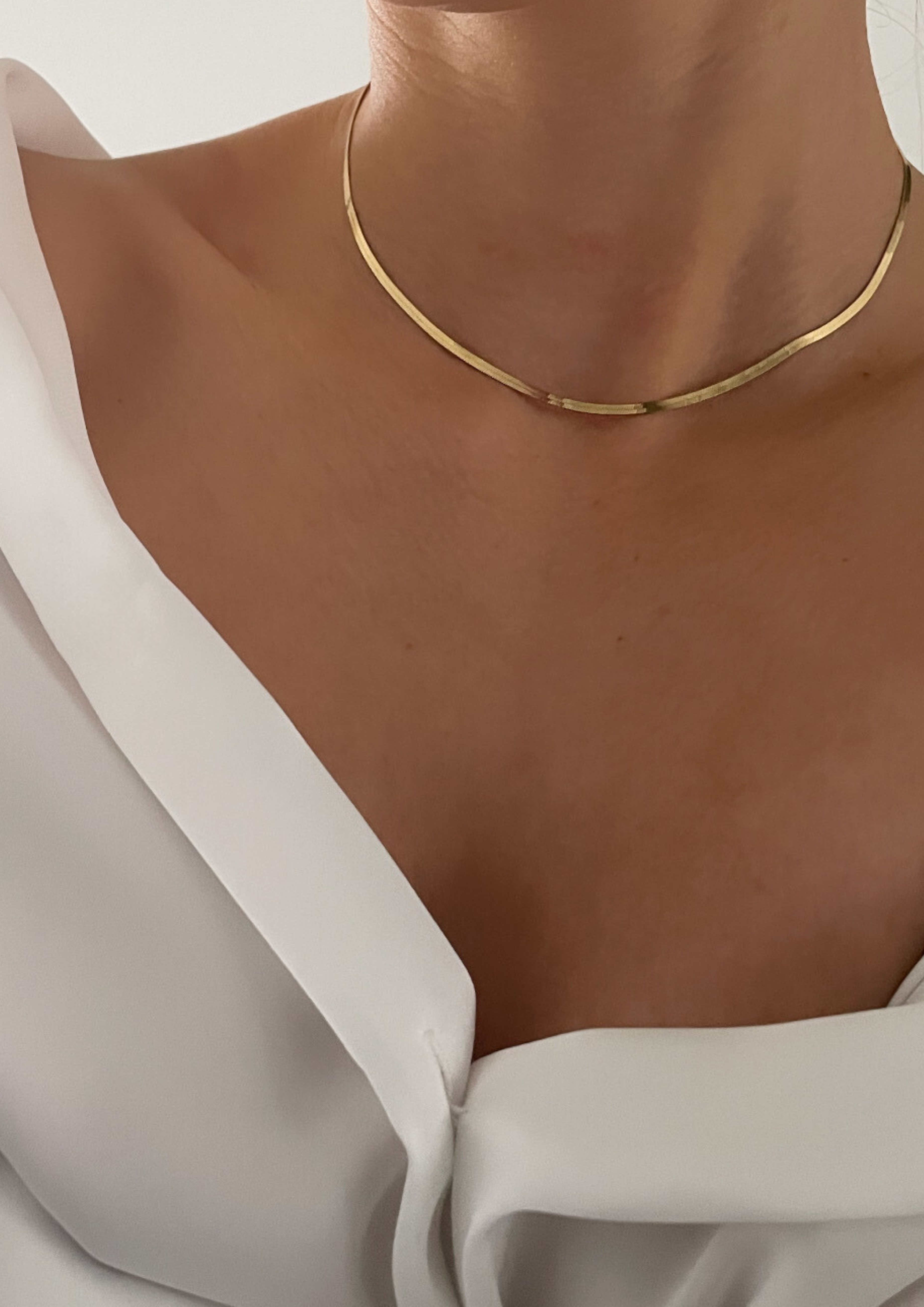 Luna Halskette 2mm I Gold