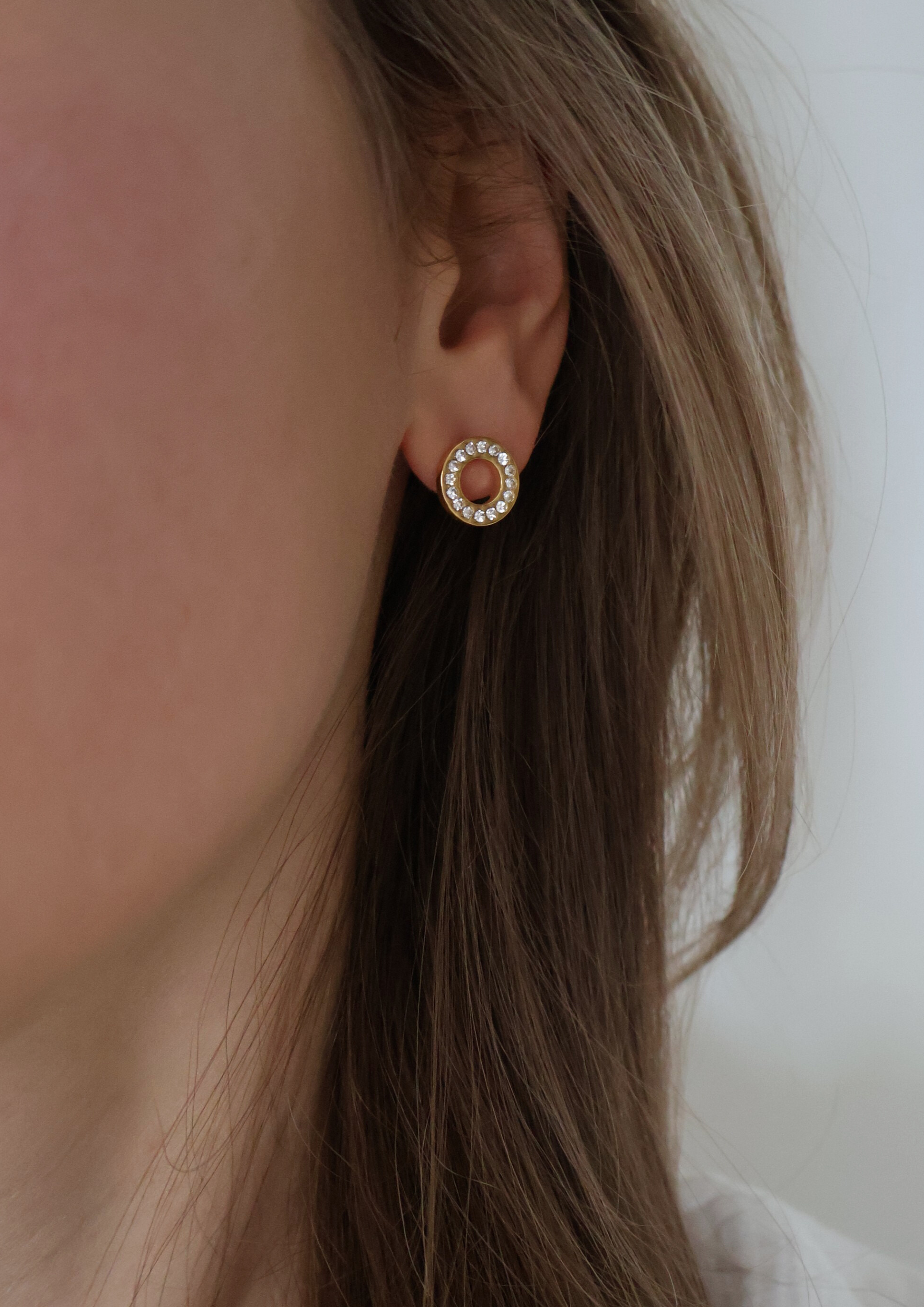 Pointe Ohrstecker I Gold