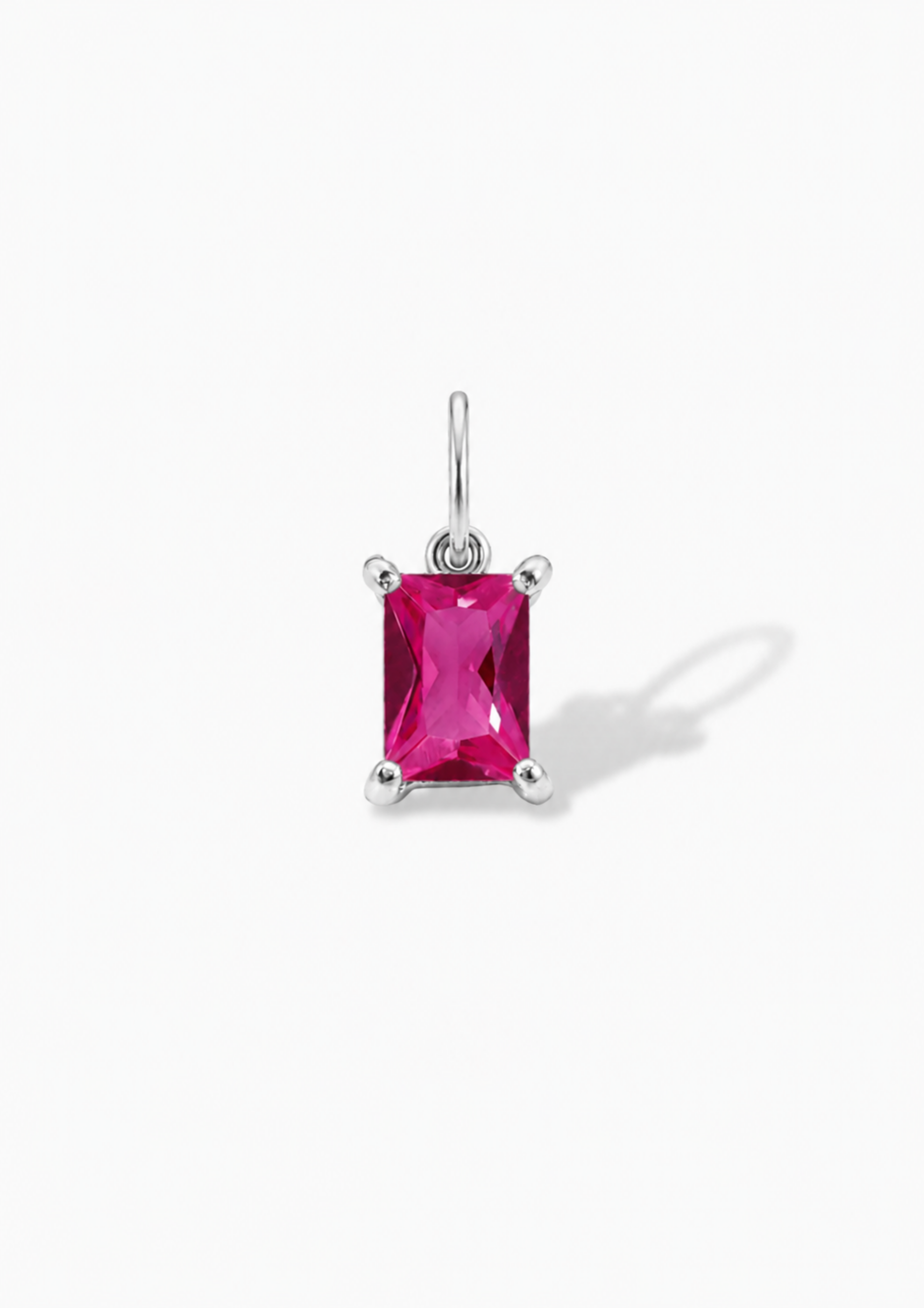 Birthstone Charm I Silber