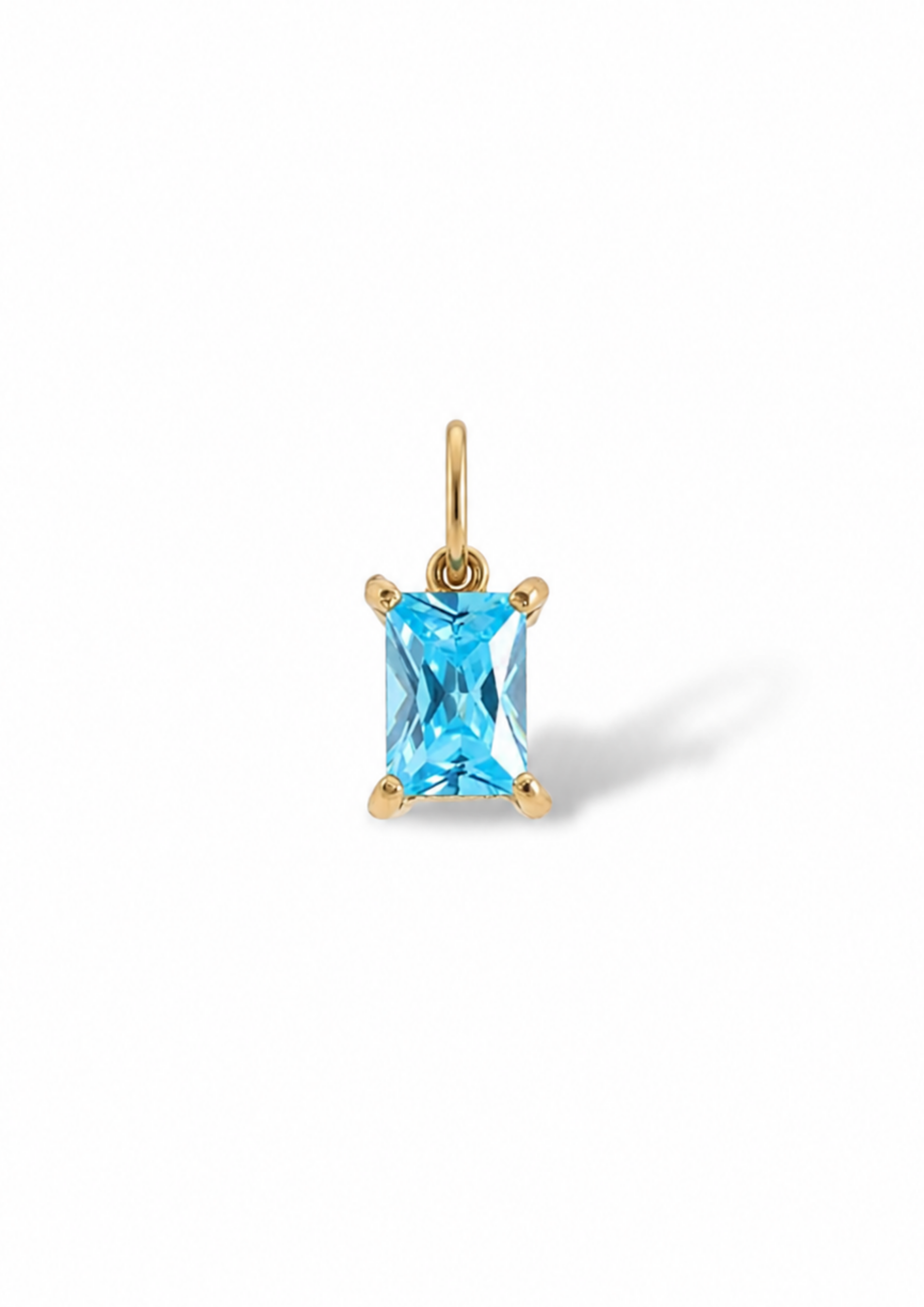 Birthstone Charm I Gold