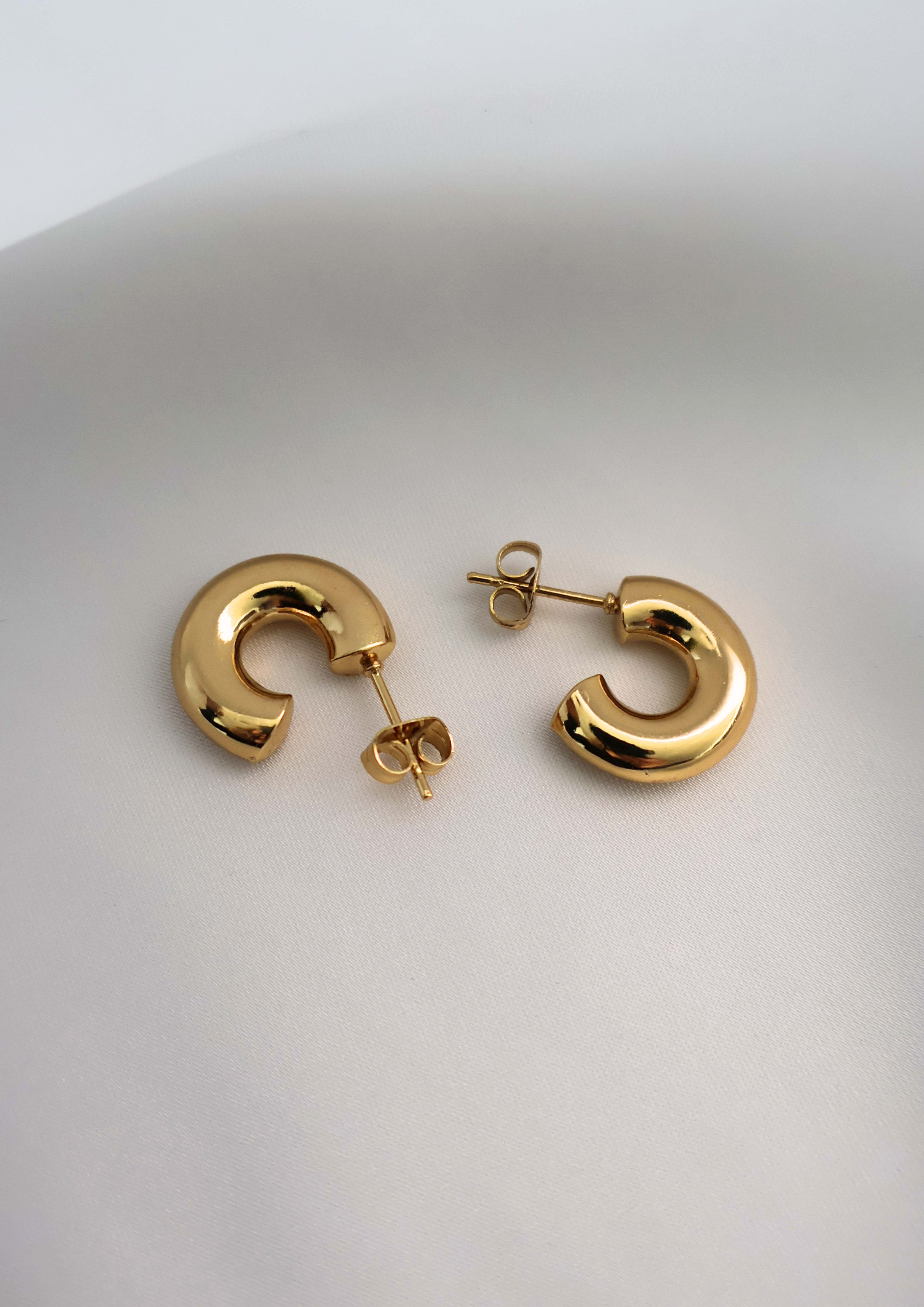 Halo Ohrstecker I Gold