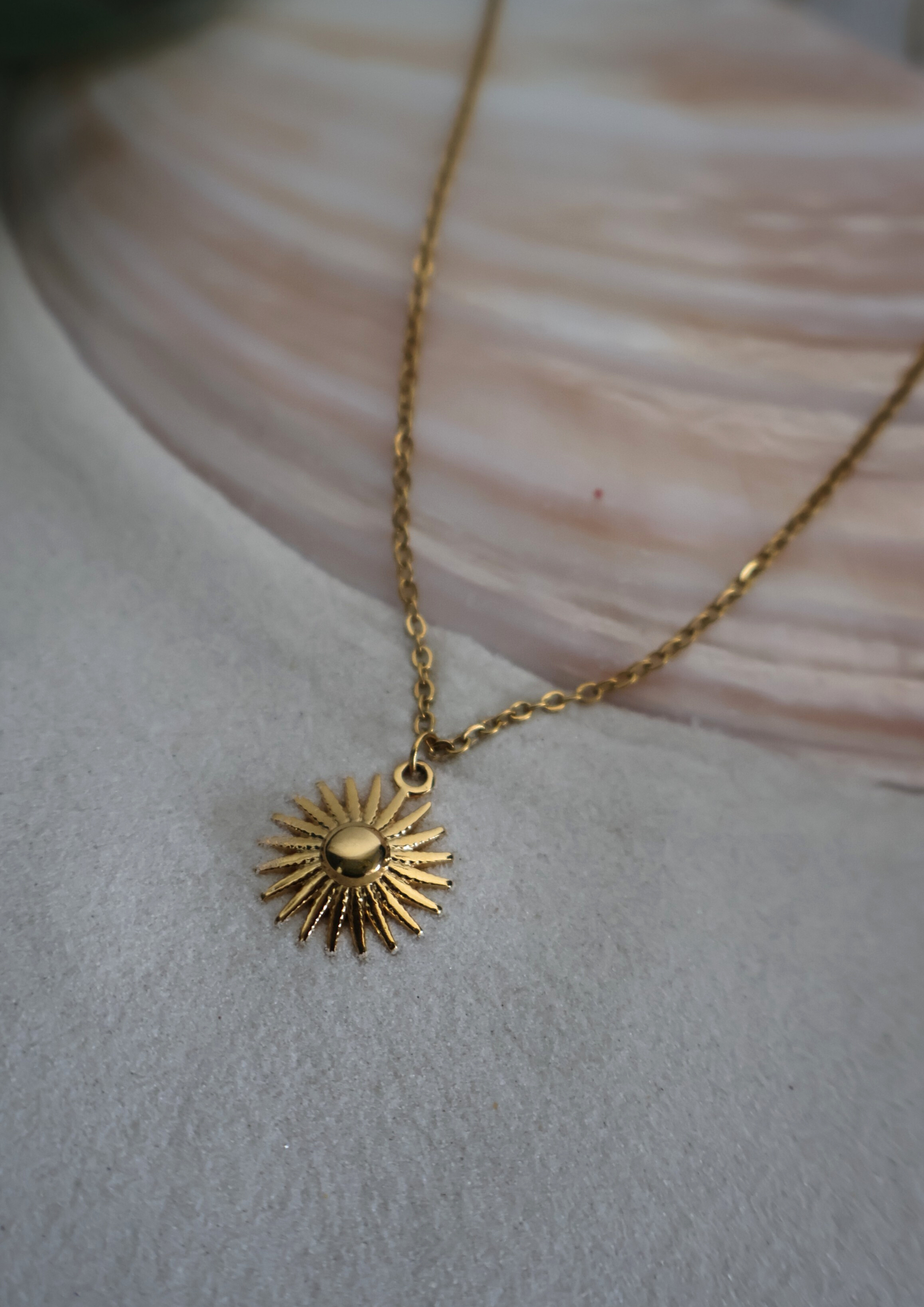 Radiance Halskette I Gold