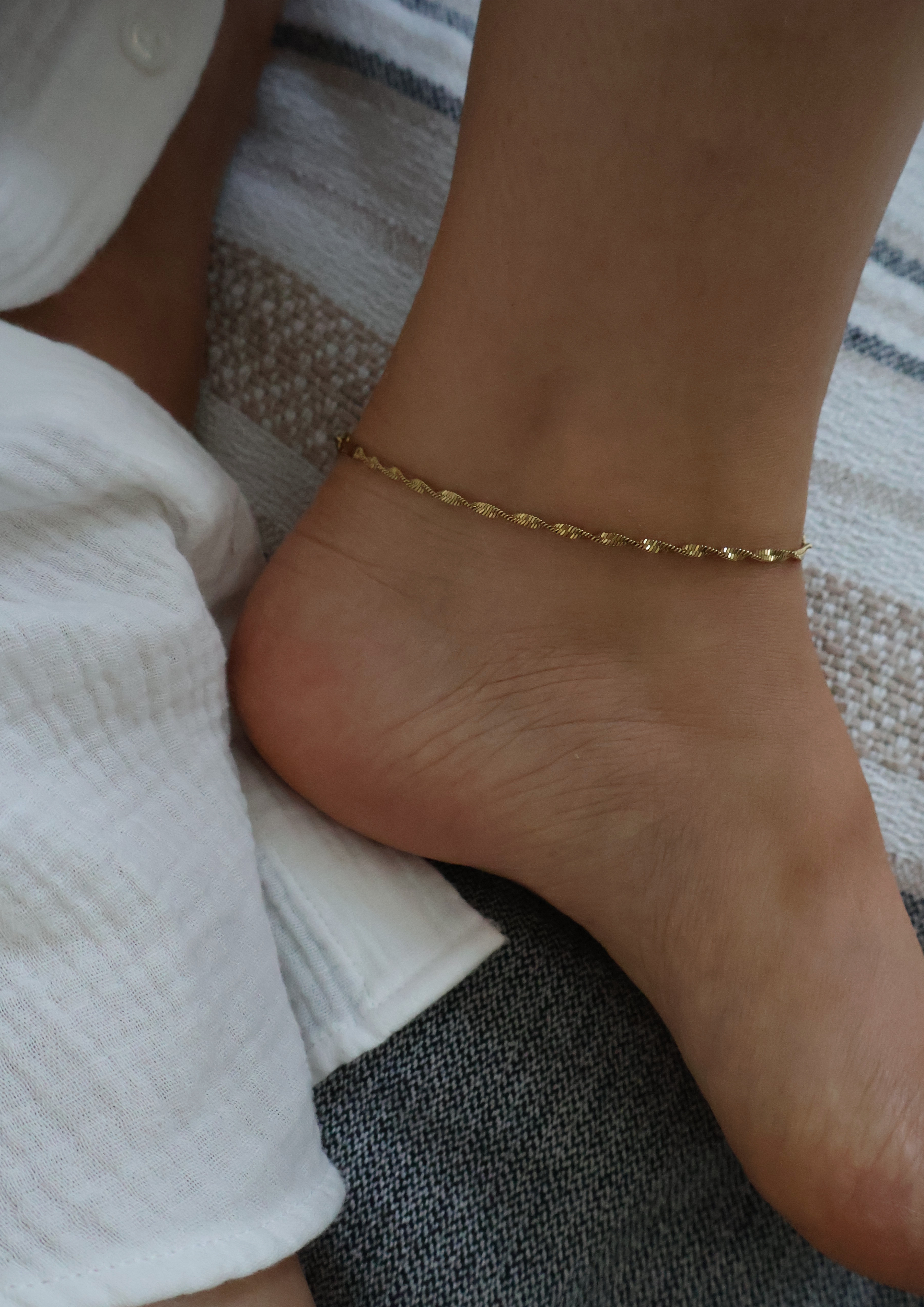 Twist Fusskettchen I GOLD