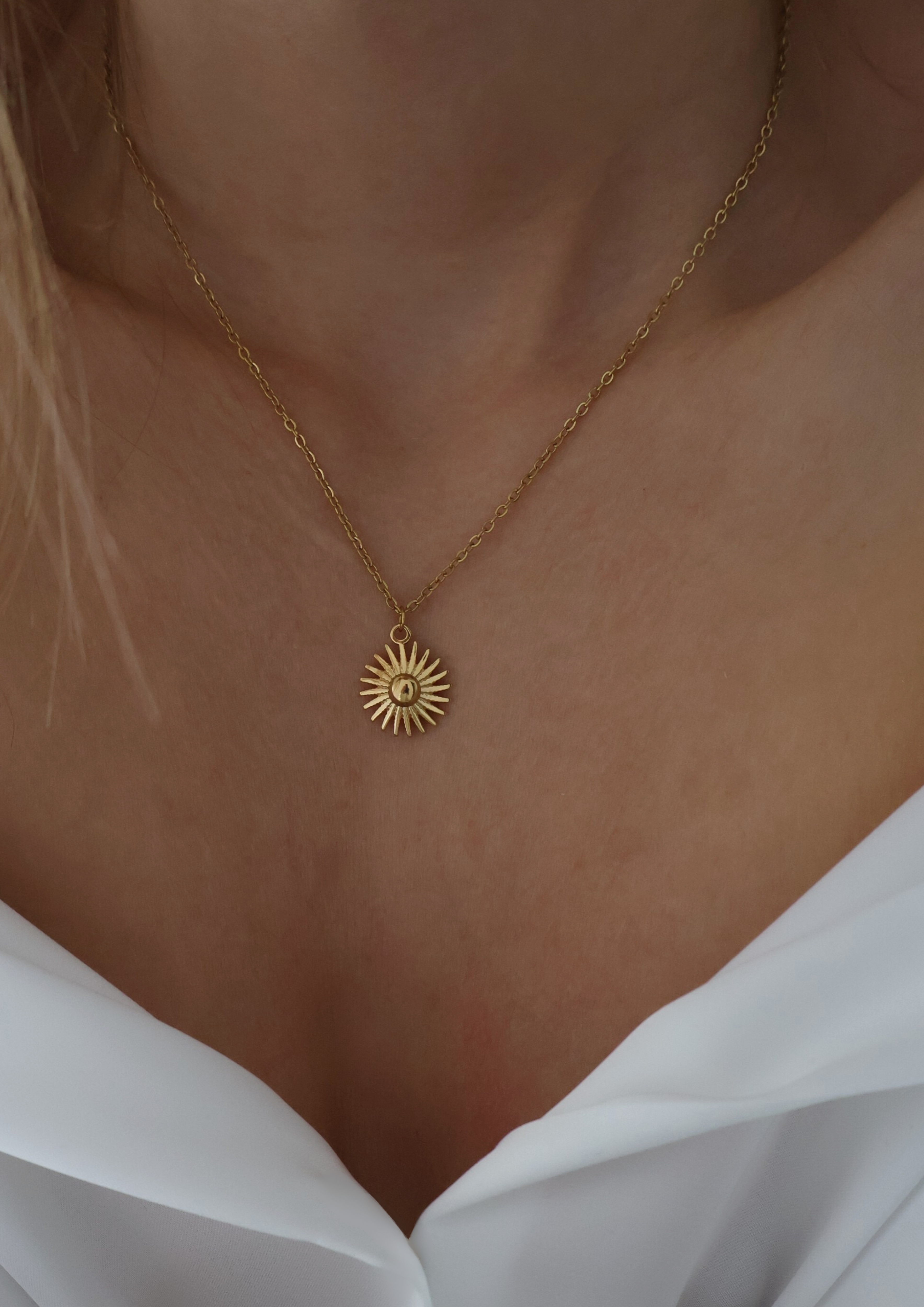 Radiance Halskette I Gold