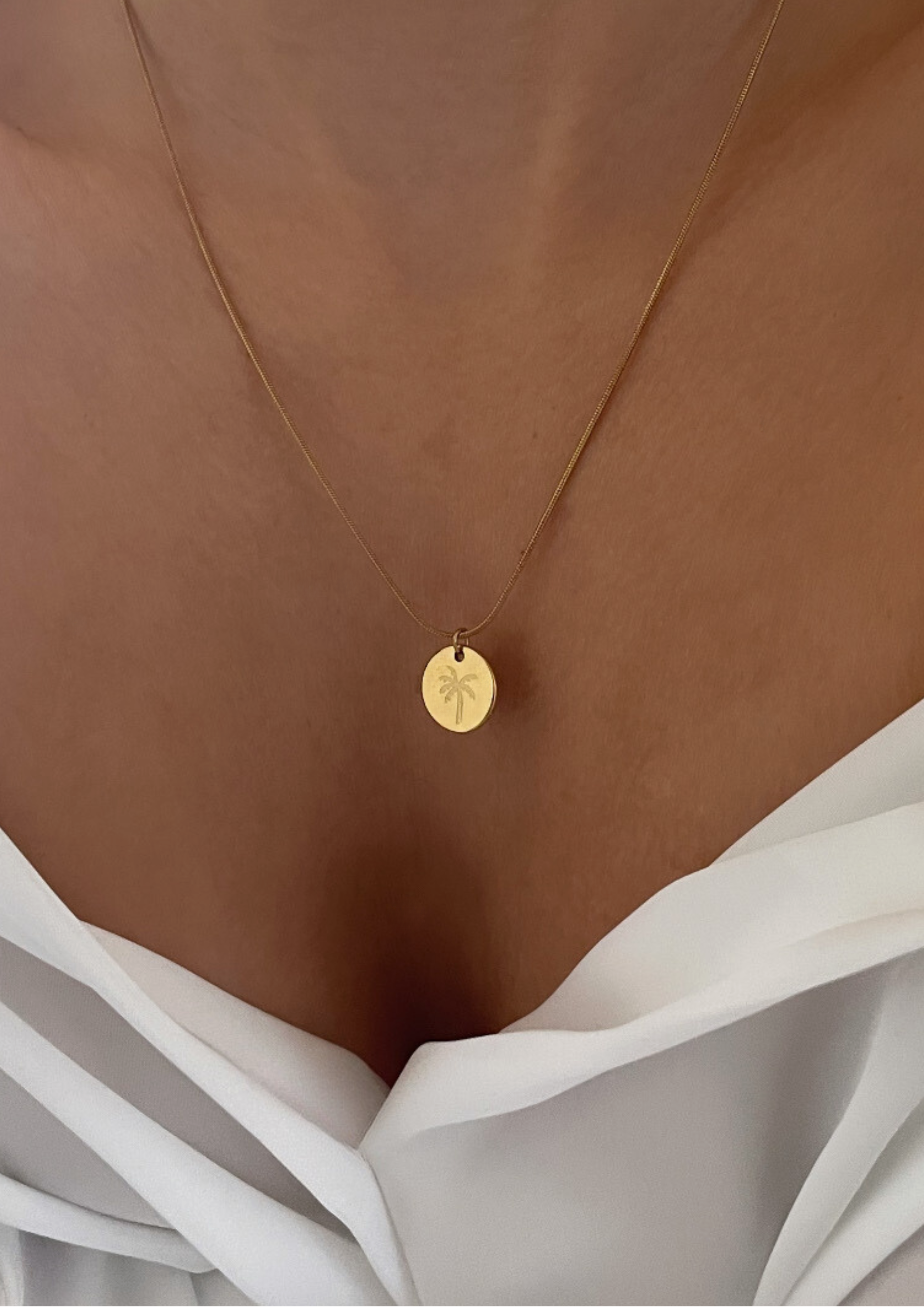 Elaia Halskette I Gold