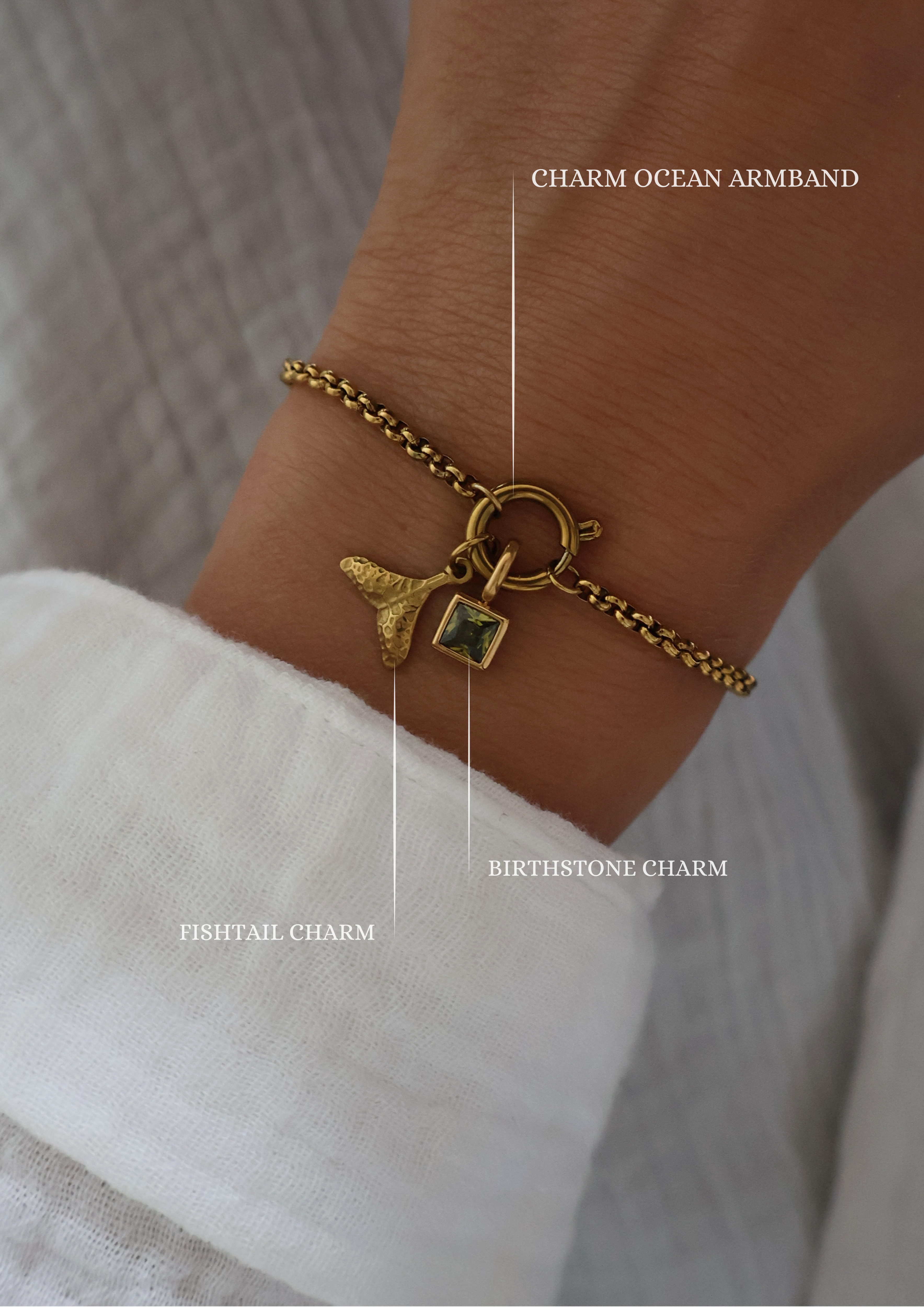 Charm Ocean Armband I GOLD