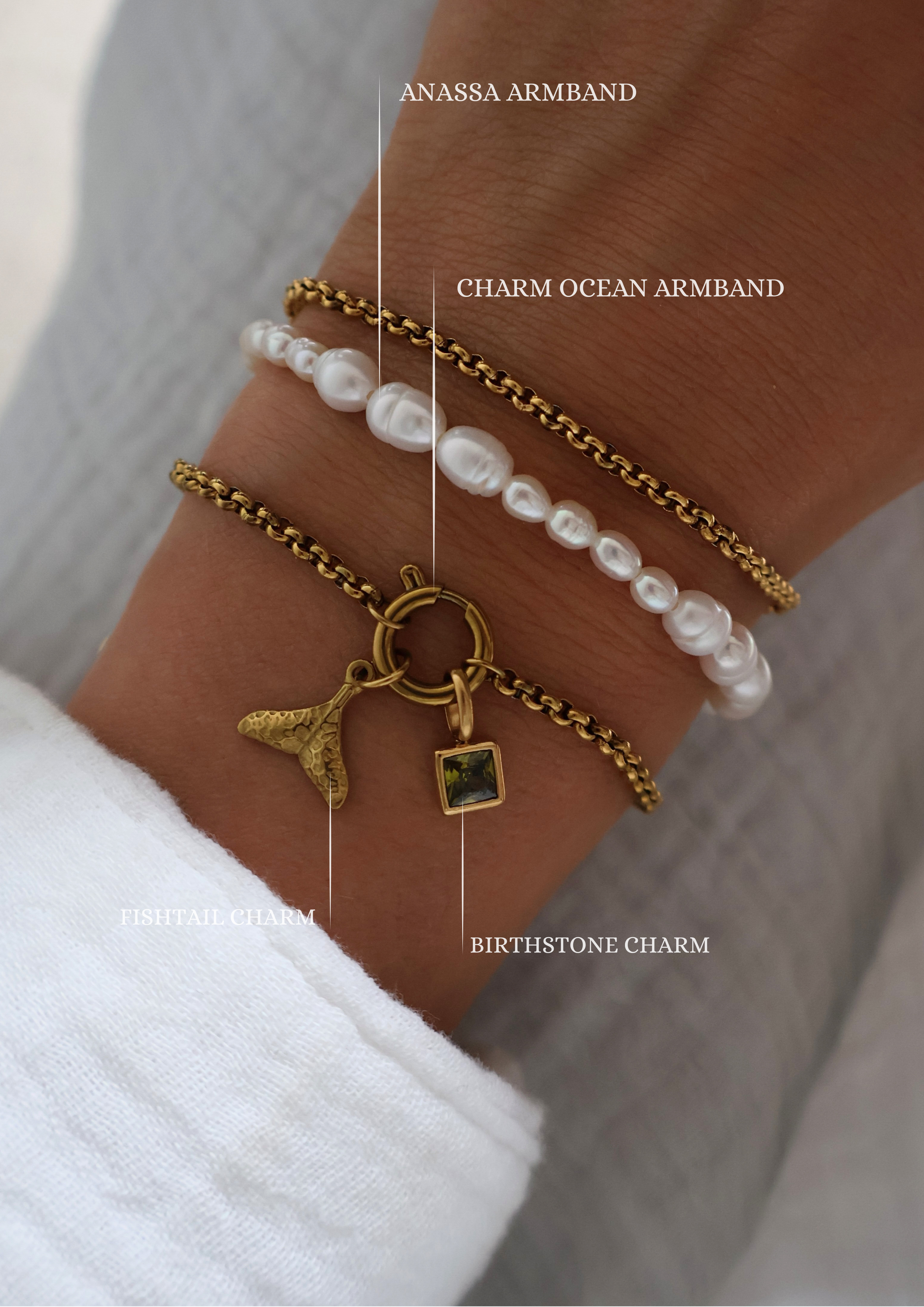 Charm Ocean Armband I GOLD