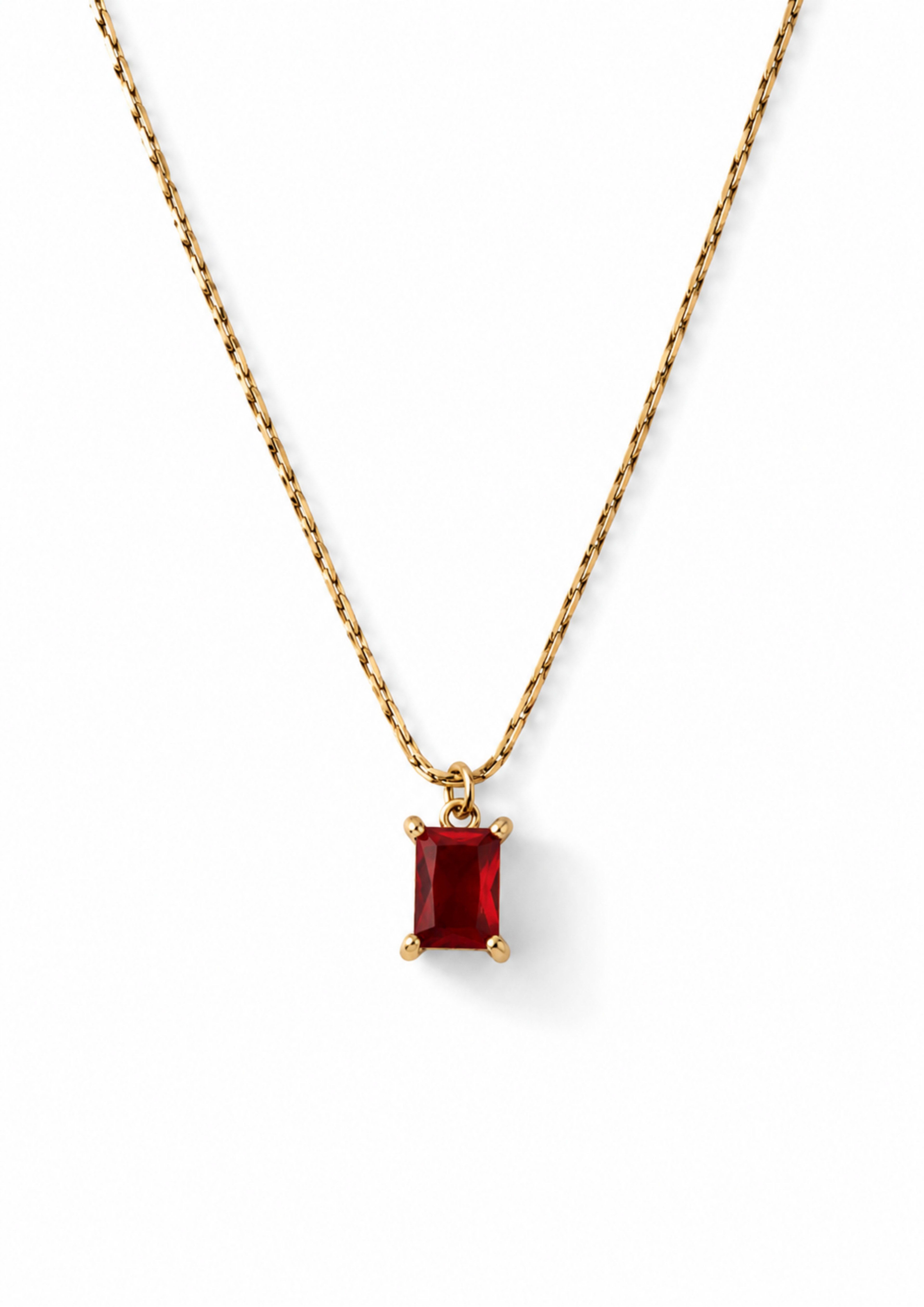 Birthstone Halskette I Gold