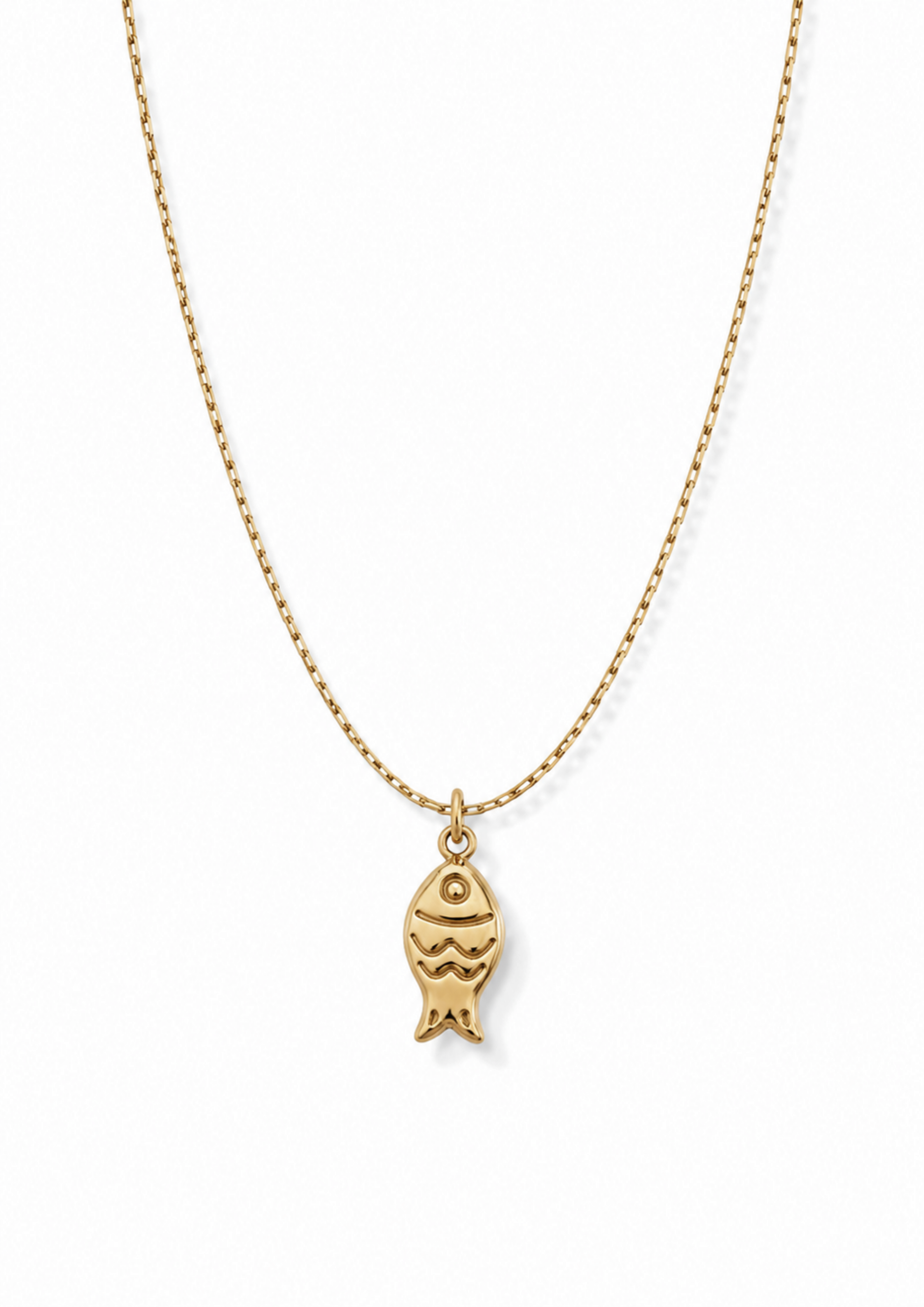 Fish Halskette I Gold