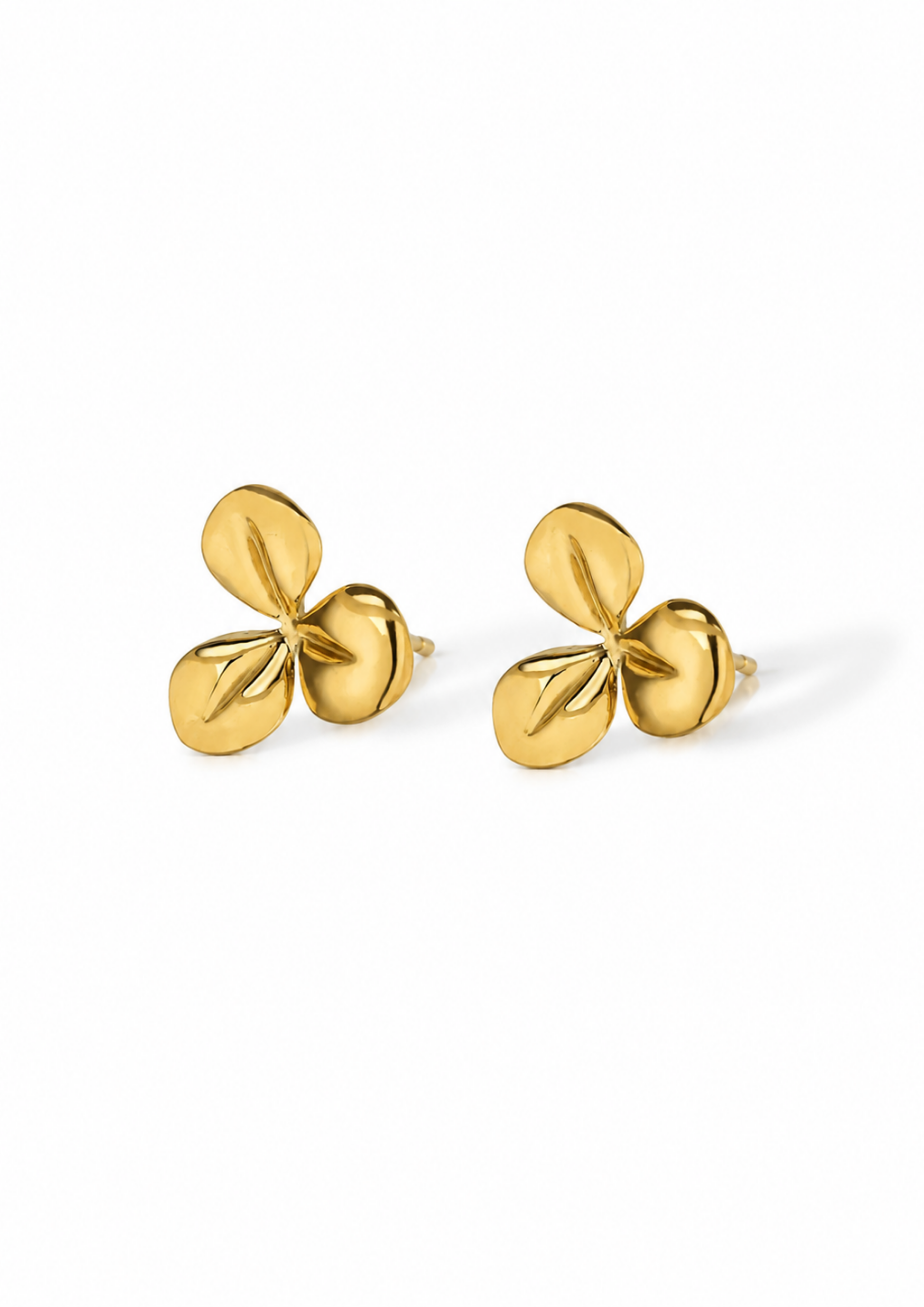 Flora Ohrstecker I Gold
