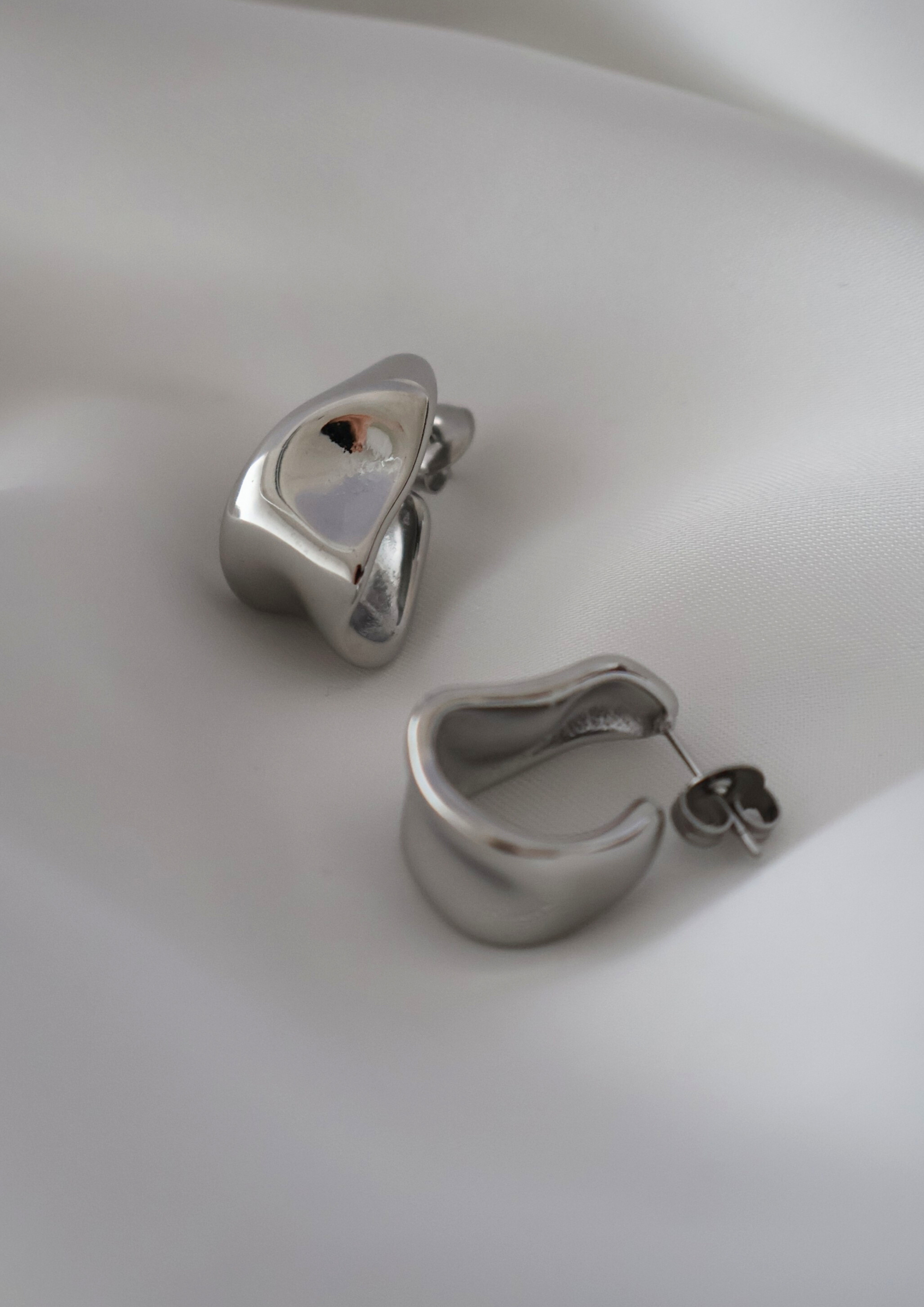 Sculped Ohrstecker I Silber